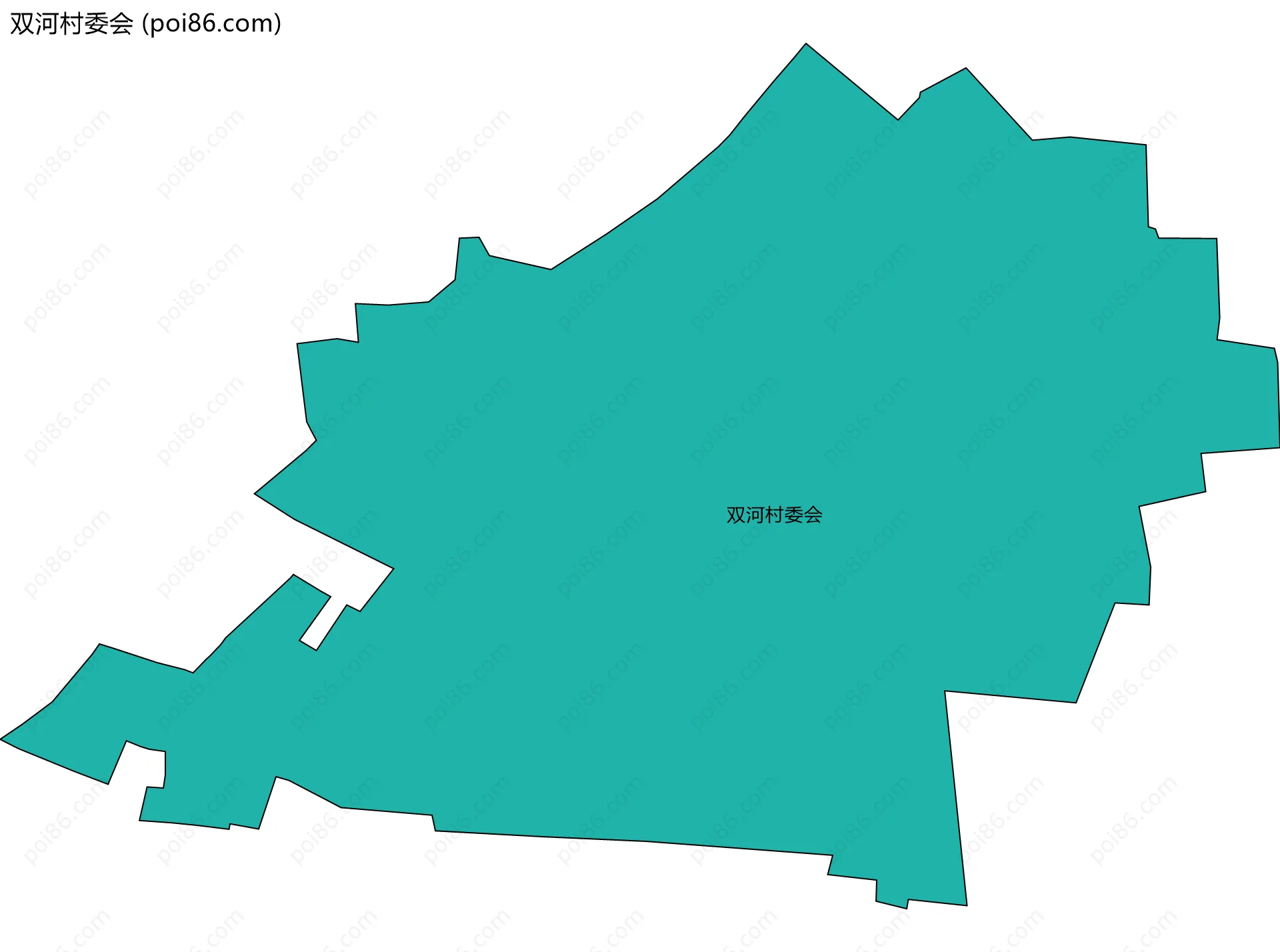 双河村委会边界地图