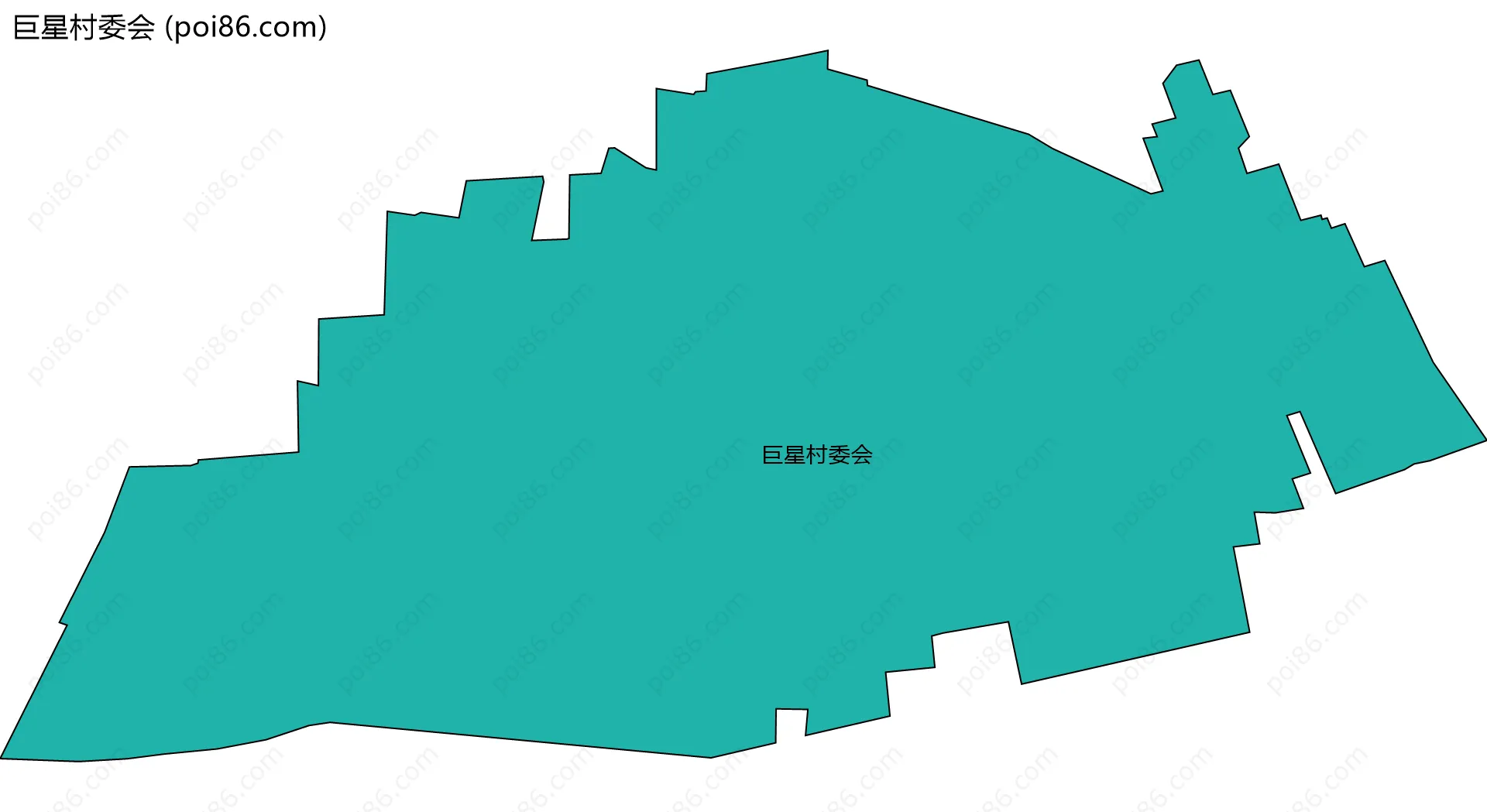 巨星村委会边界地图
