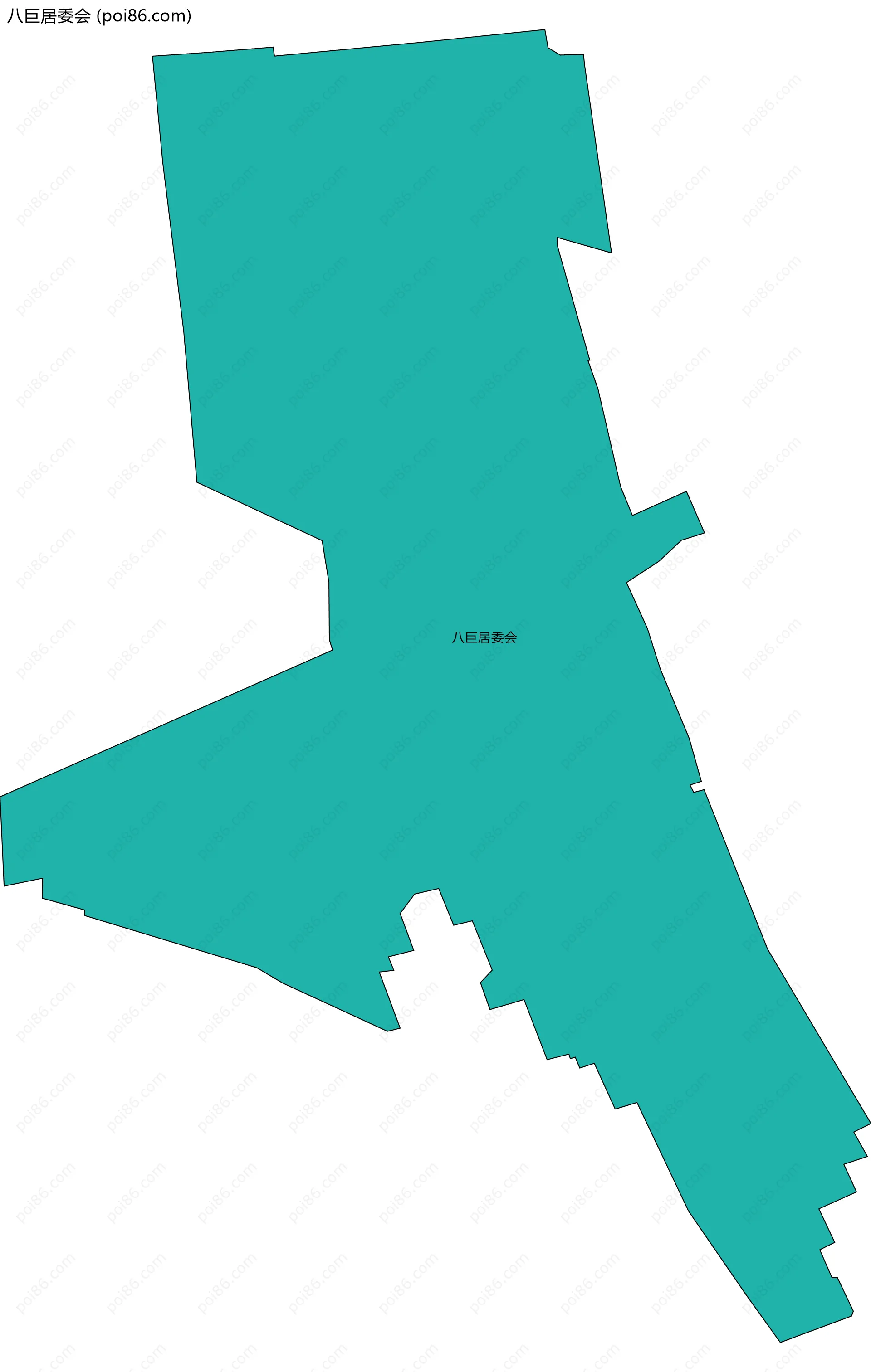 八巨居委会边界地图