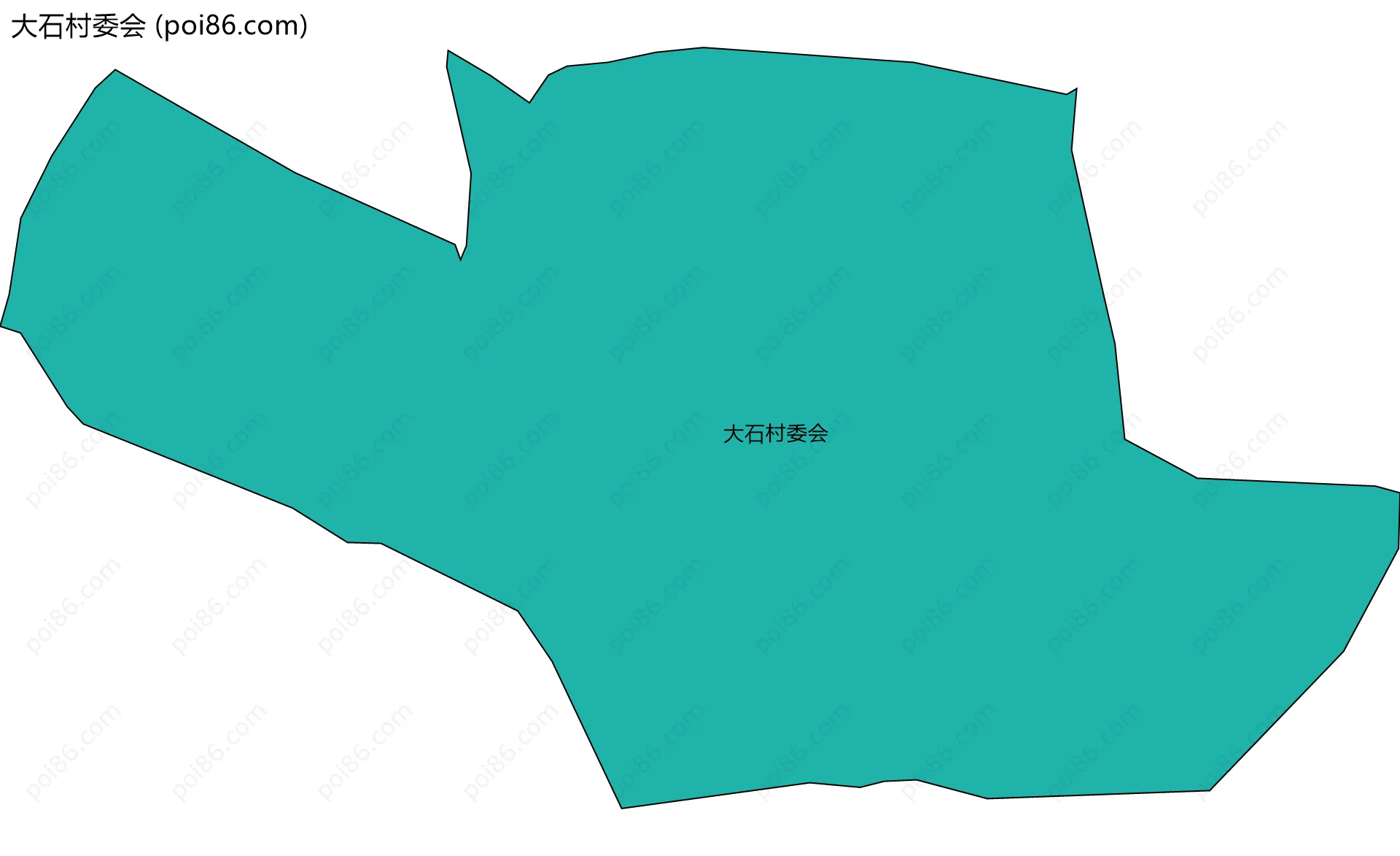 大石村委会边界地图