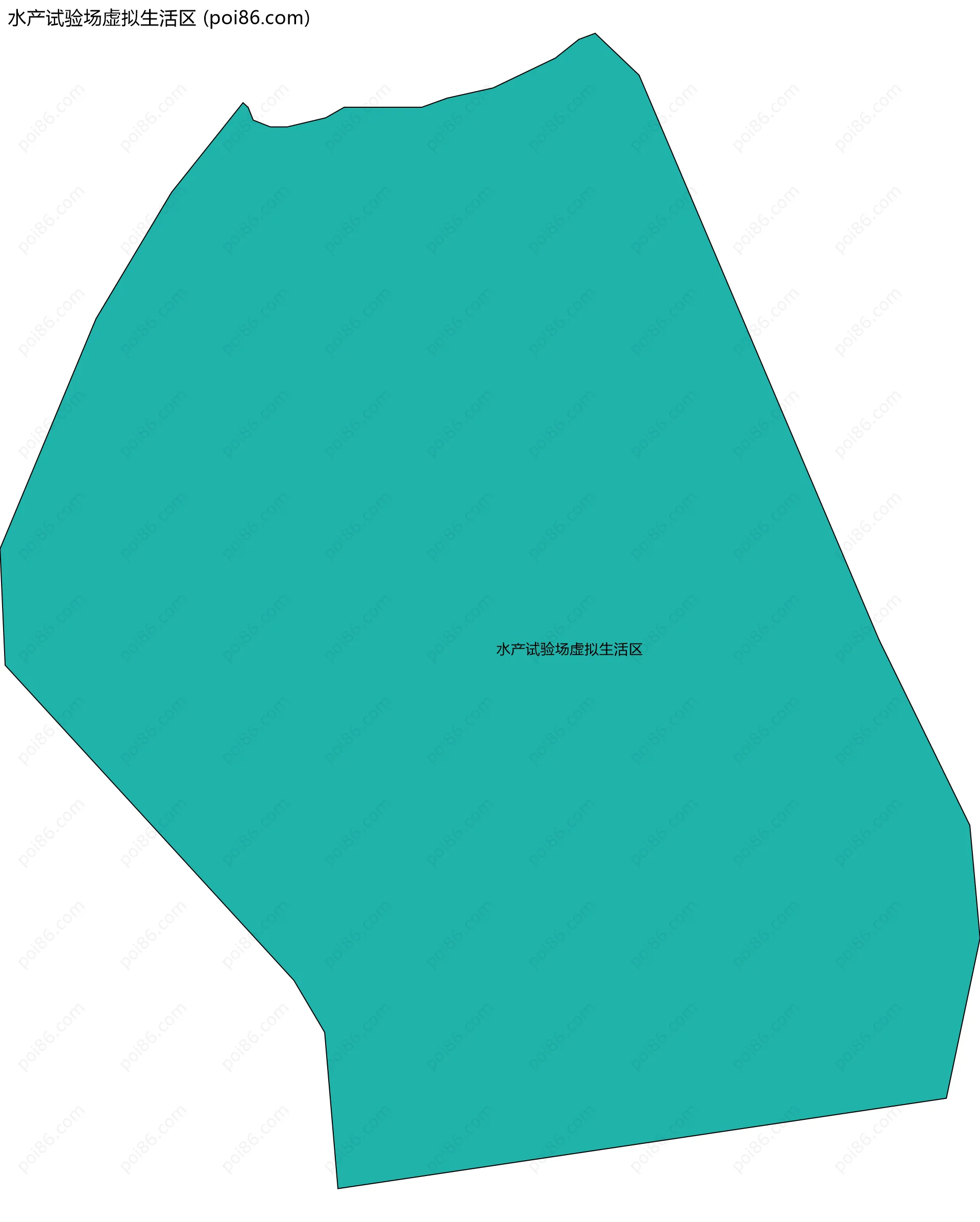 水产试验场虚拟生活区边界地图