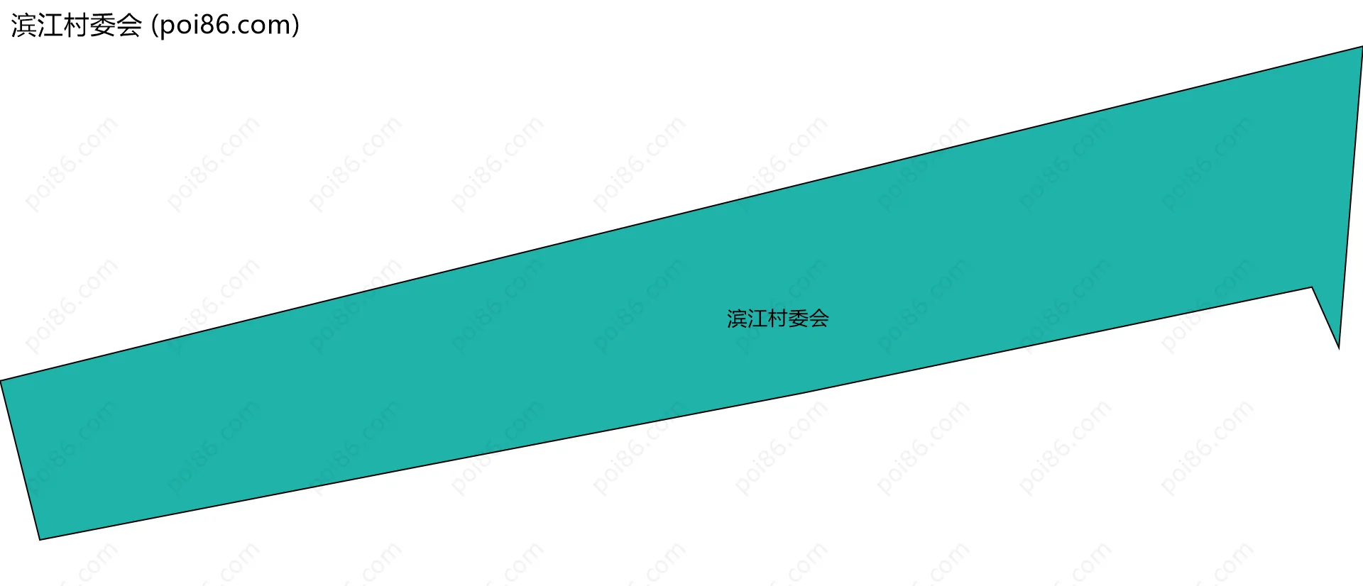 滨江村委会边界地图