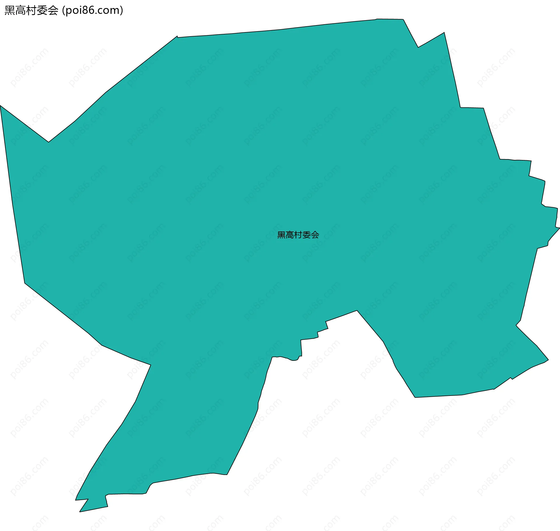 黑高村委会边界地图