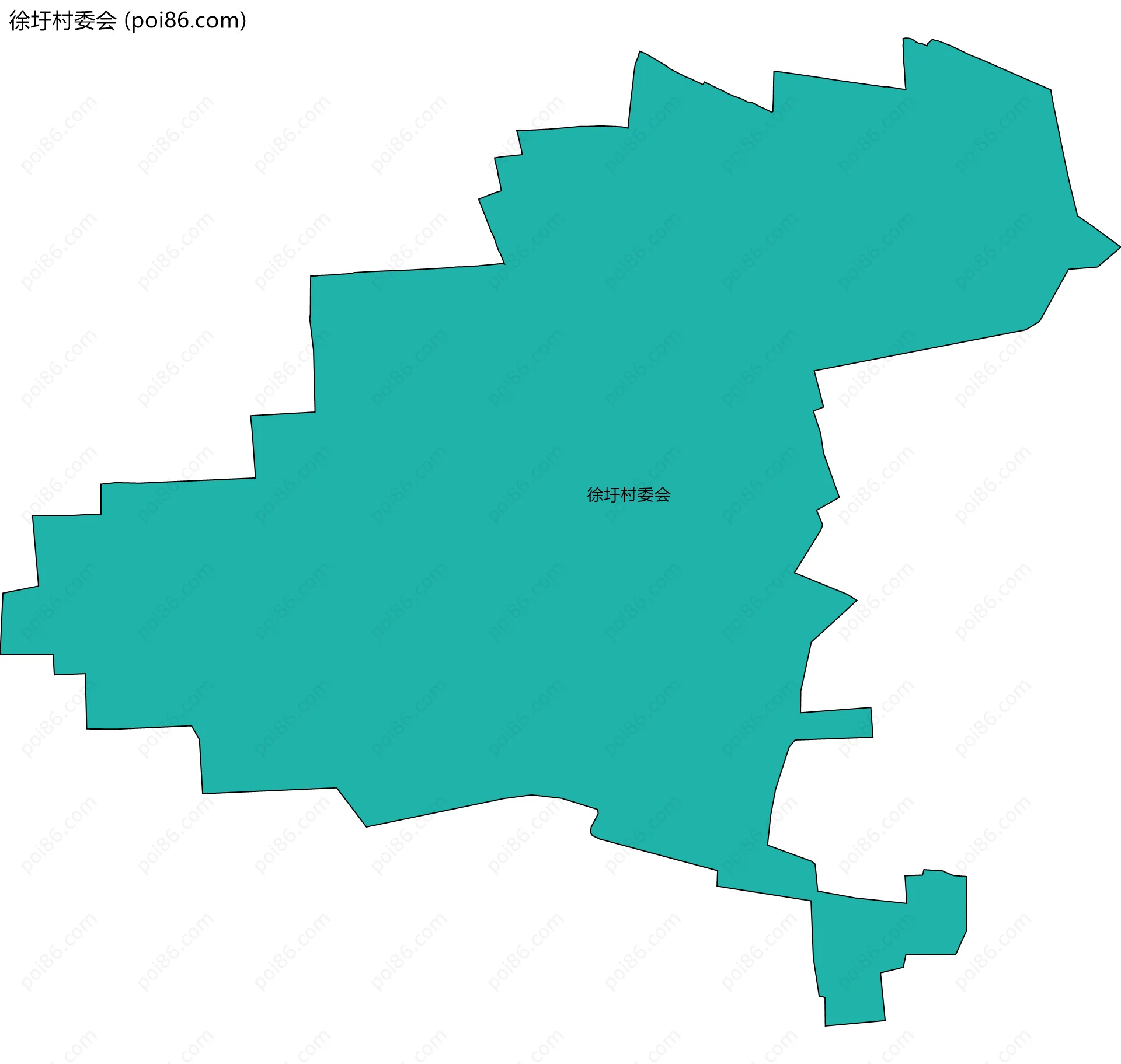 徐圩村委会边界地图