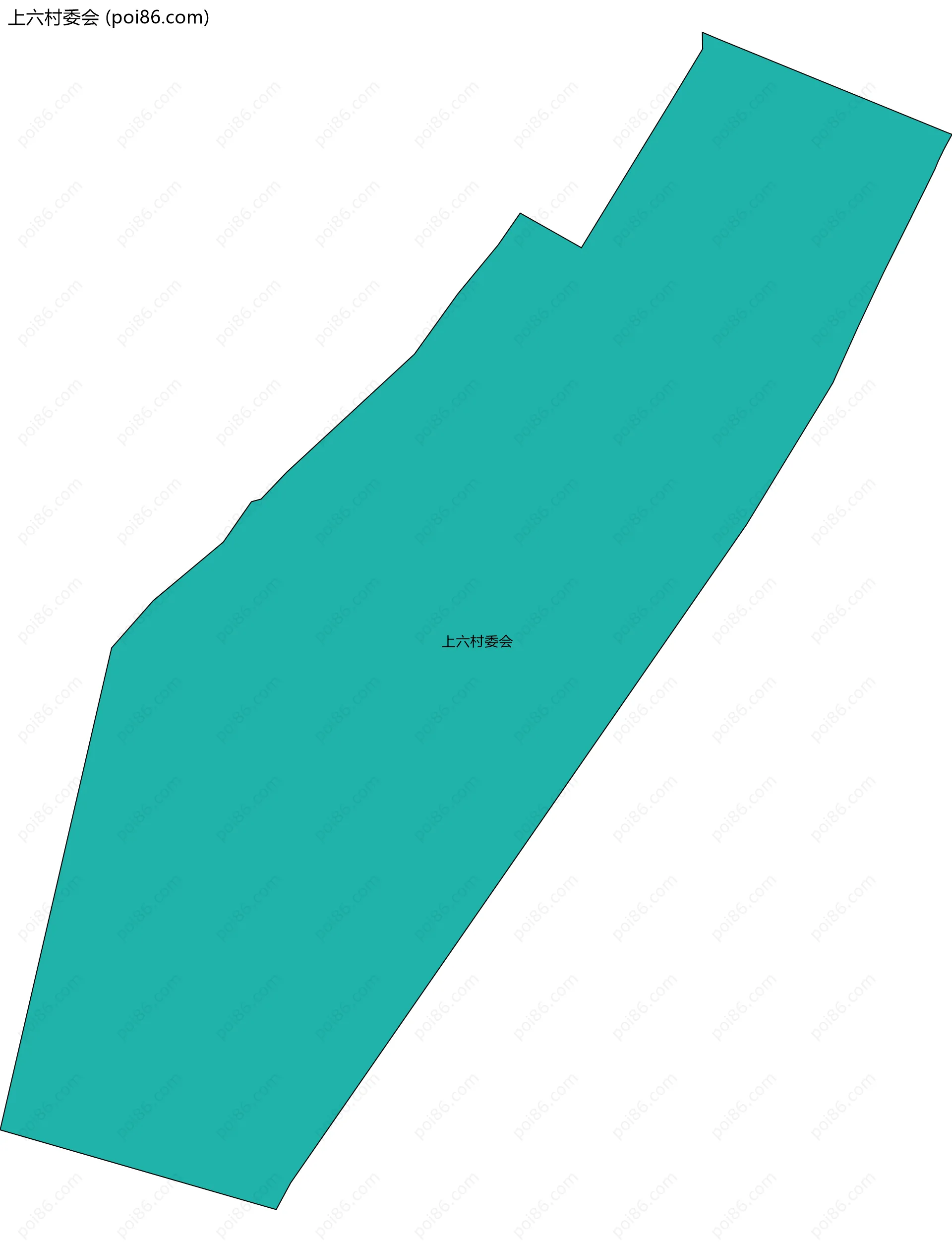 上六村委会边界地图