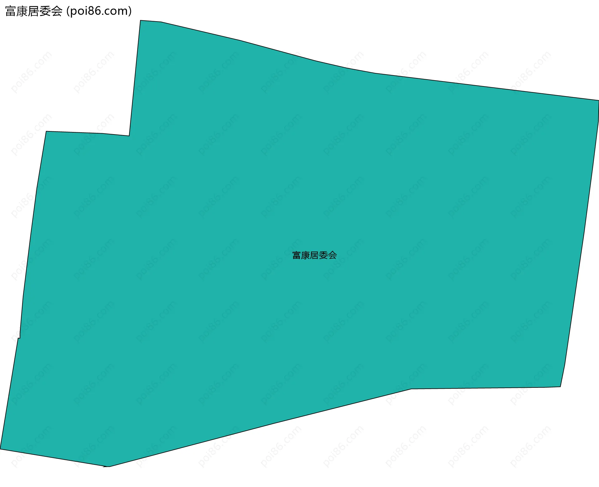富康居委会边界地图