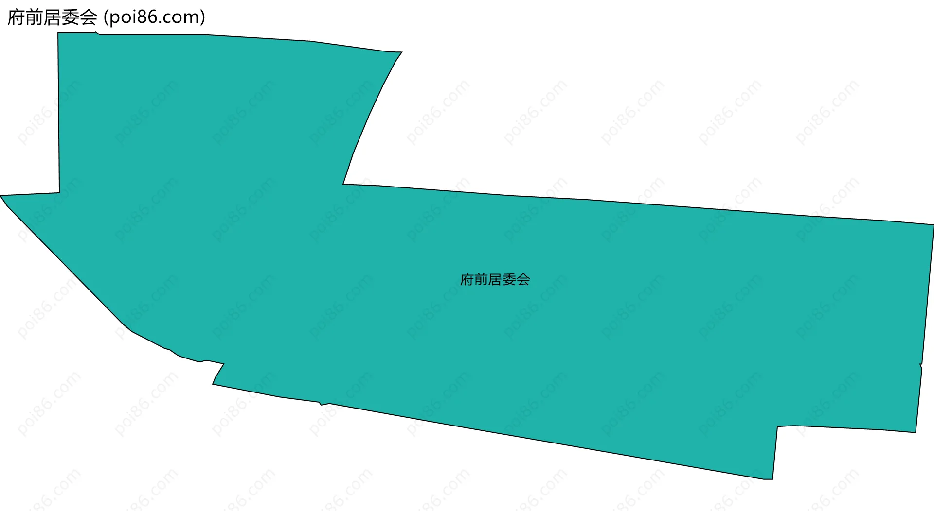 府前居委会边界地图