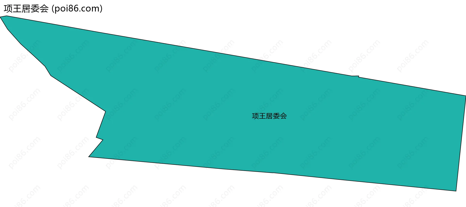 项王居委会边界地图