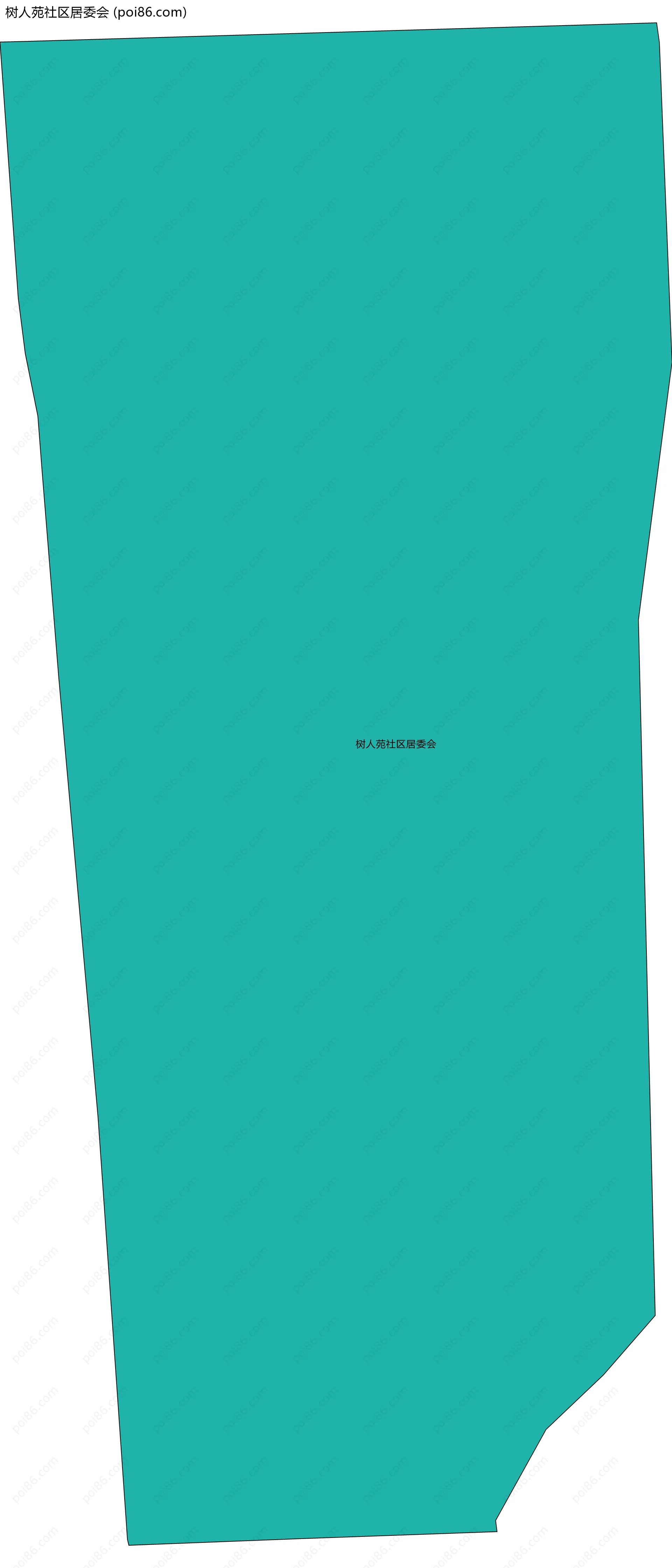 树人苑社区居委会边界地图