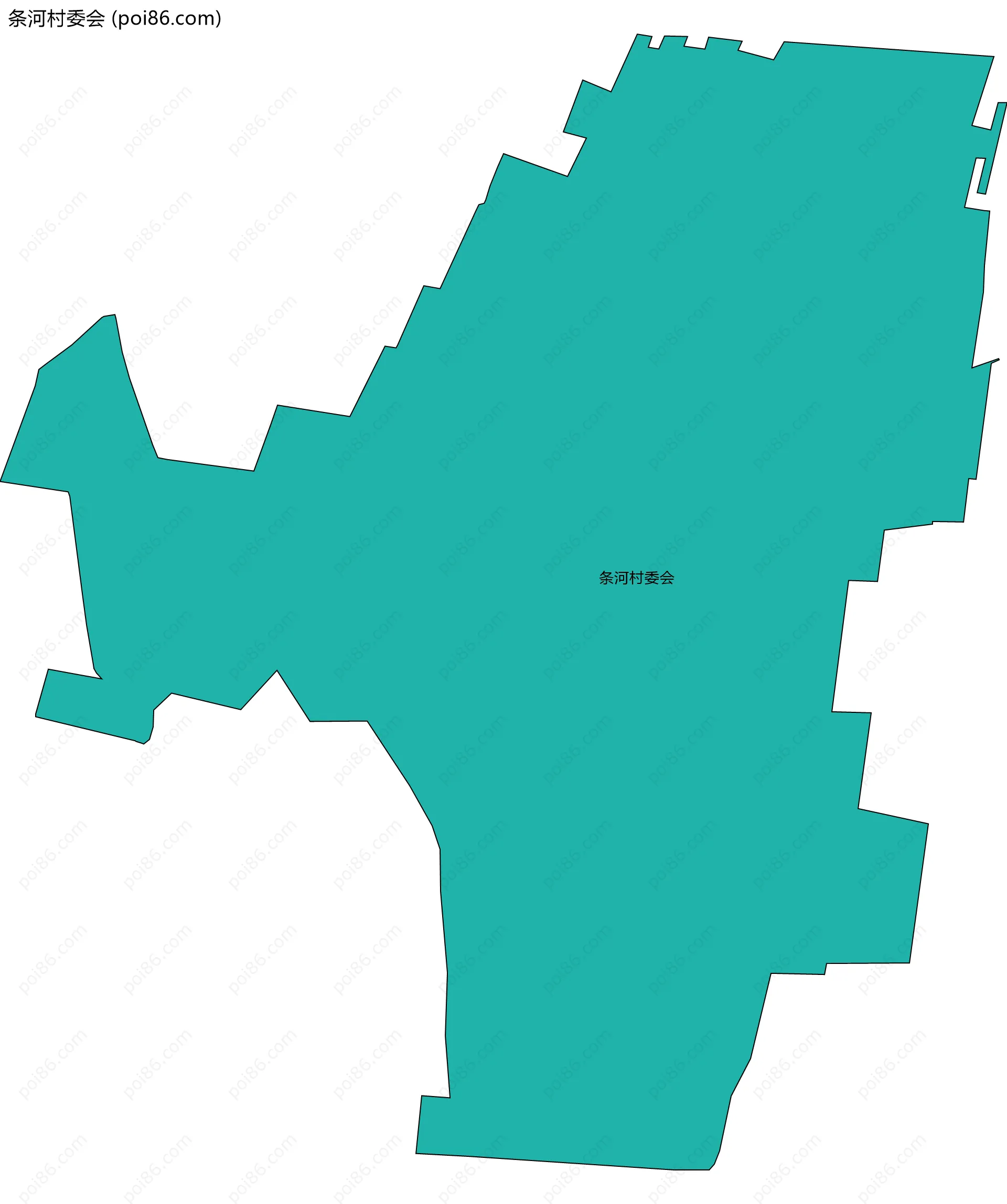 条河村委会边界地图