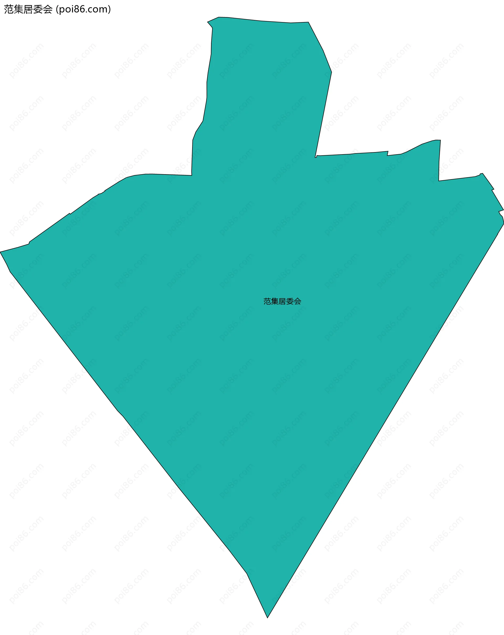 范集居委会边界地图