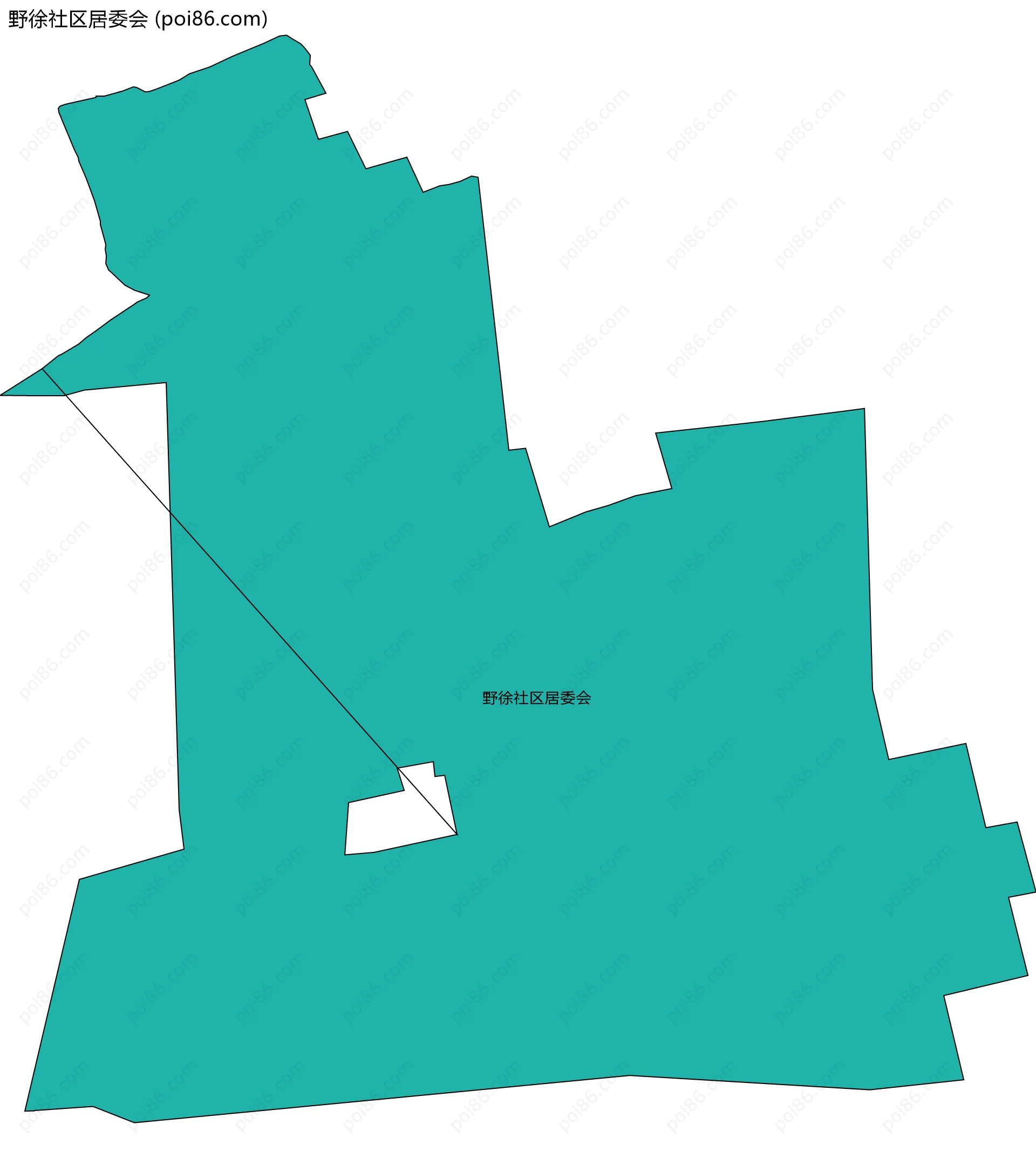 野徐社区居委会边界地图