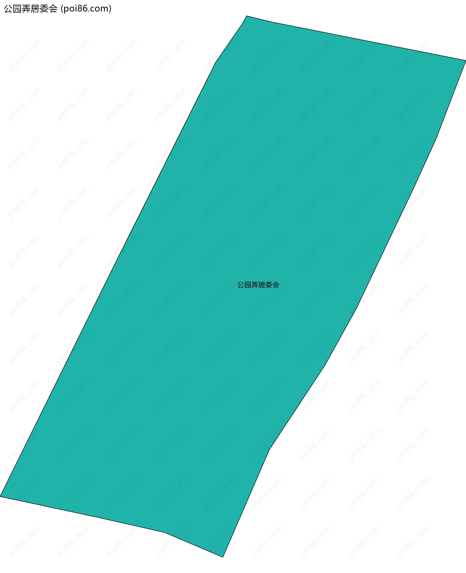 公园弄居委会边界地图