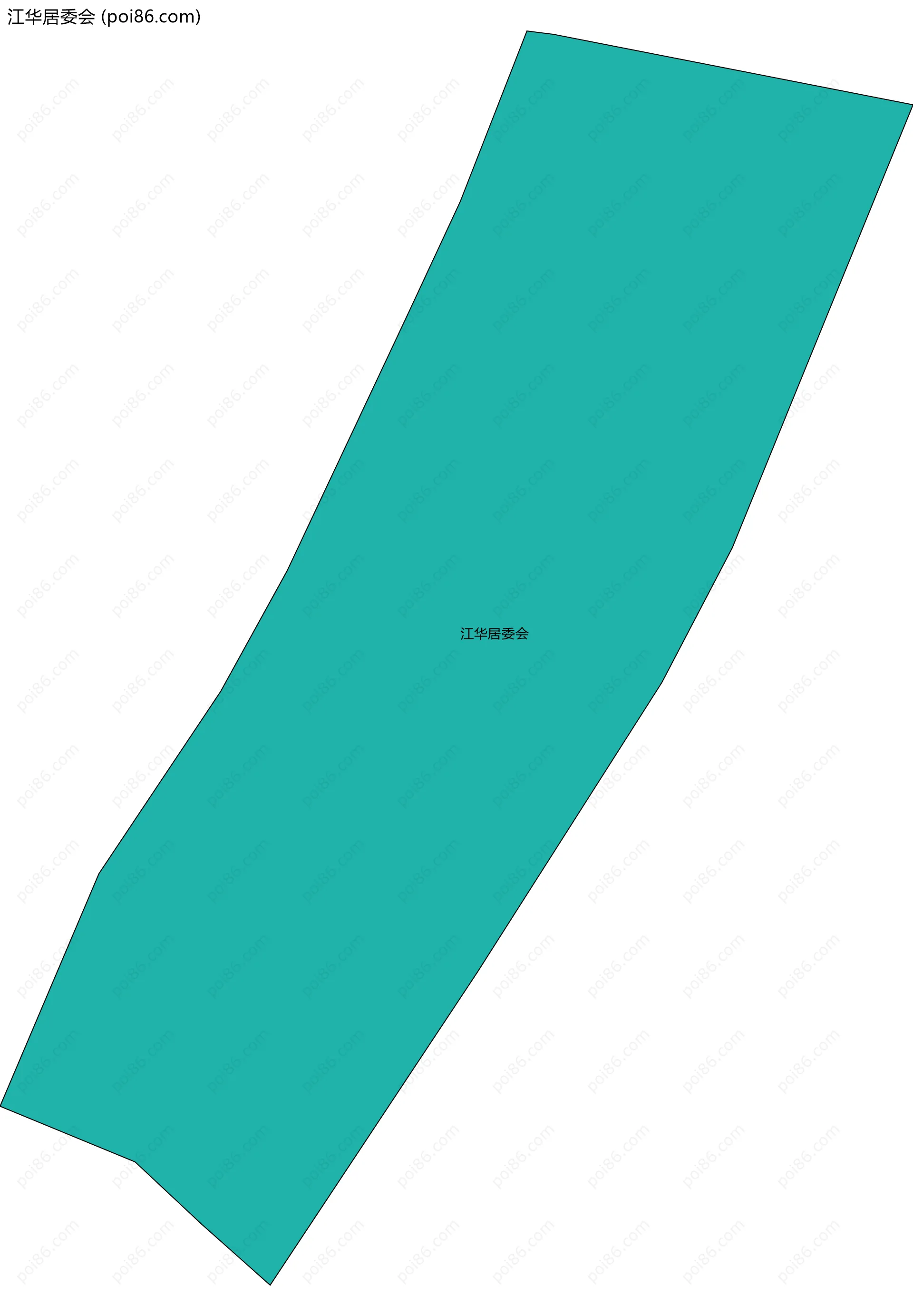 江华居委会边界地图