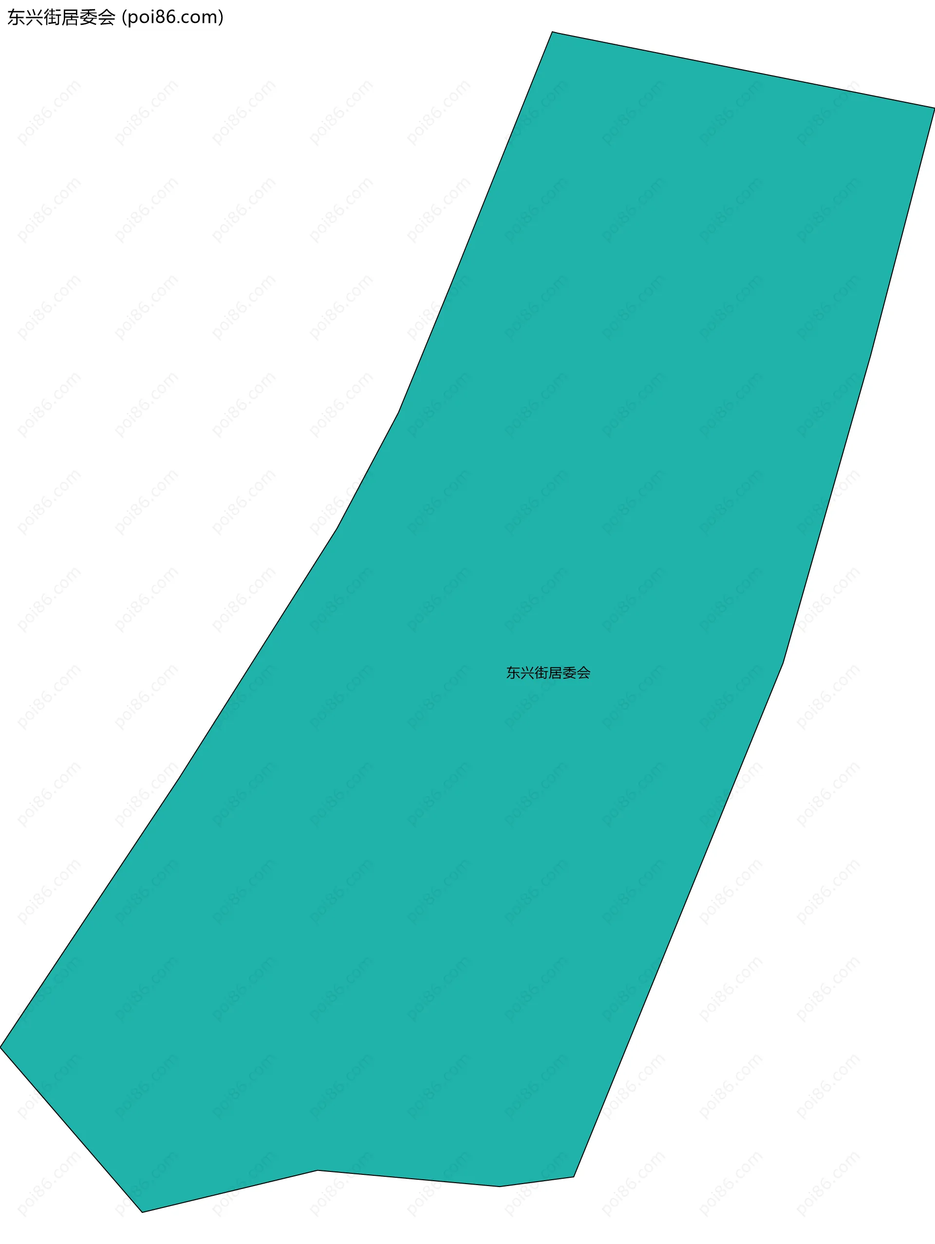 东兴街居委会边界地图