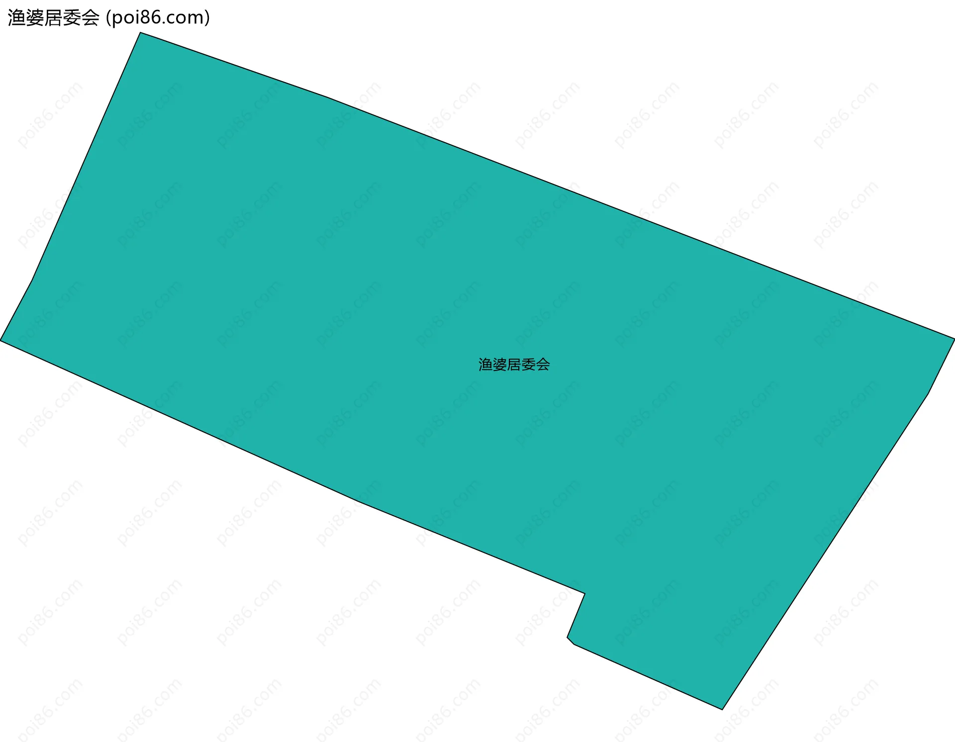 渔婆居委会边界地图