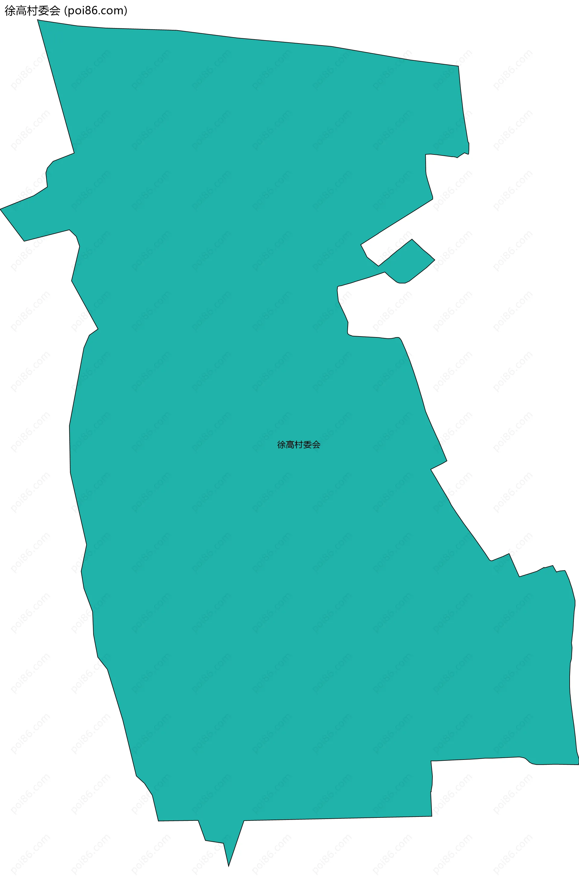 徐高村委会边界地图