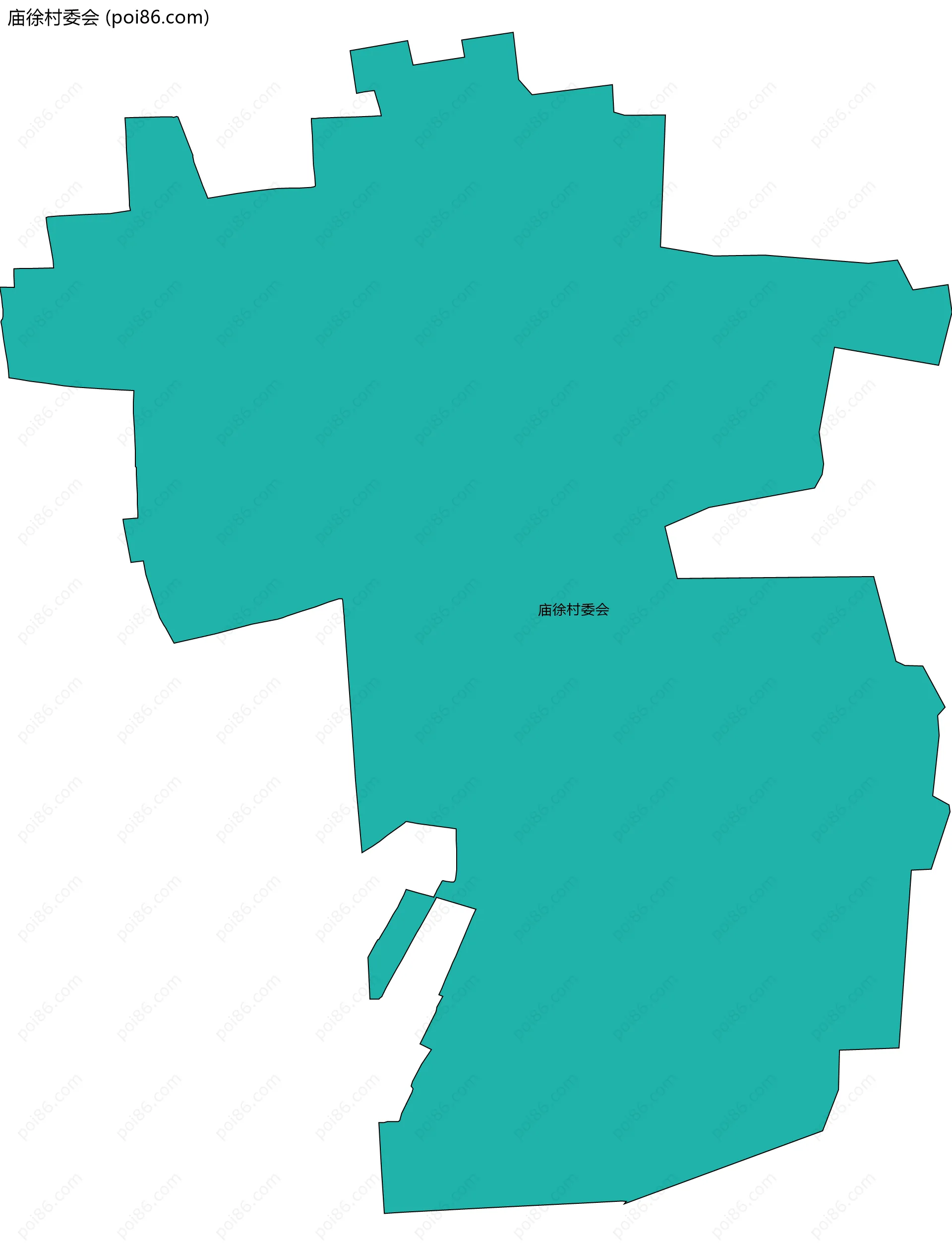庙徐村委会边界地图