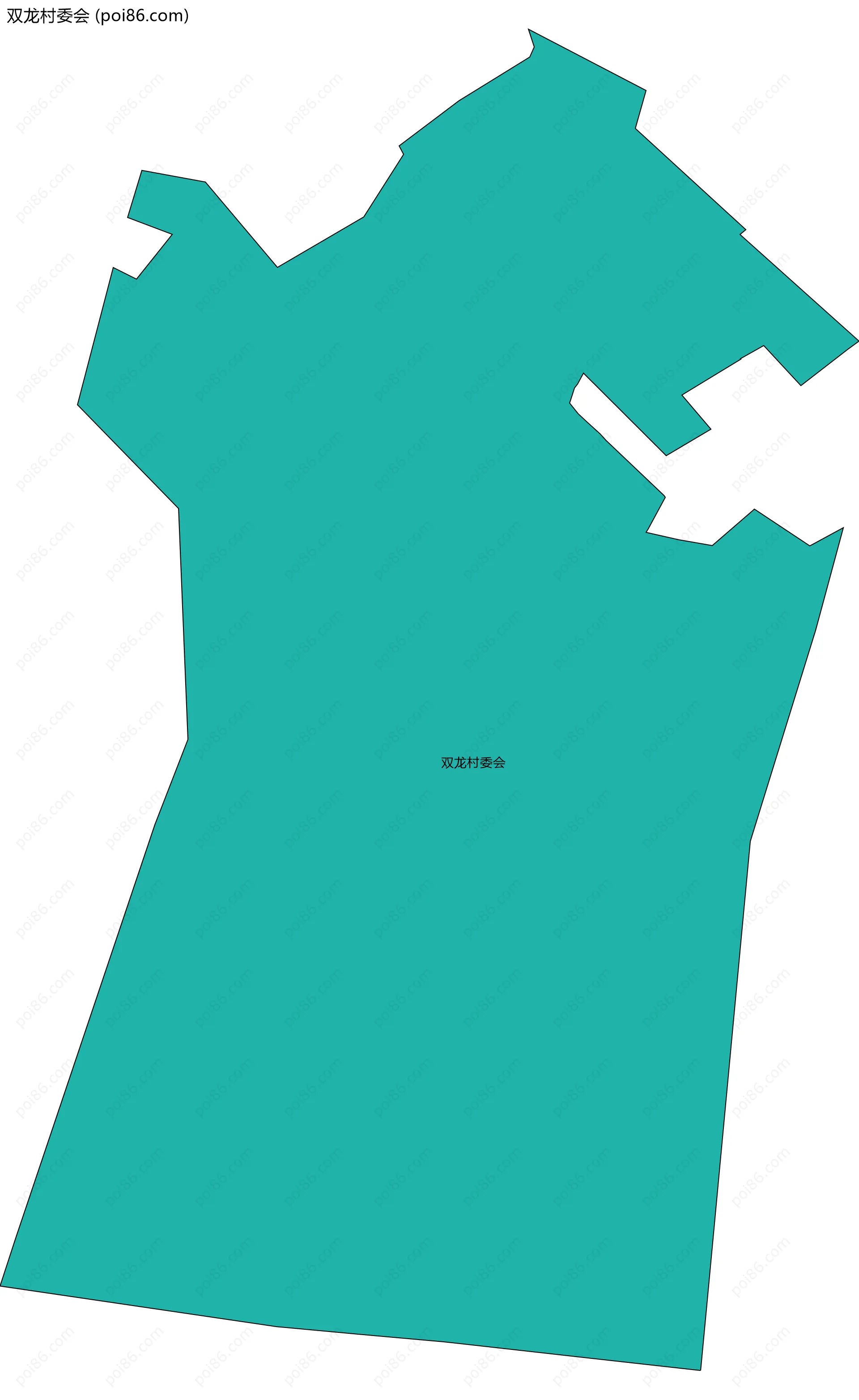 双龙村委会边界地图