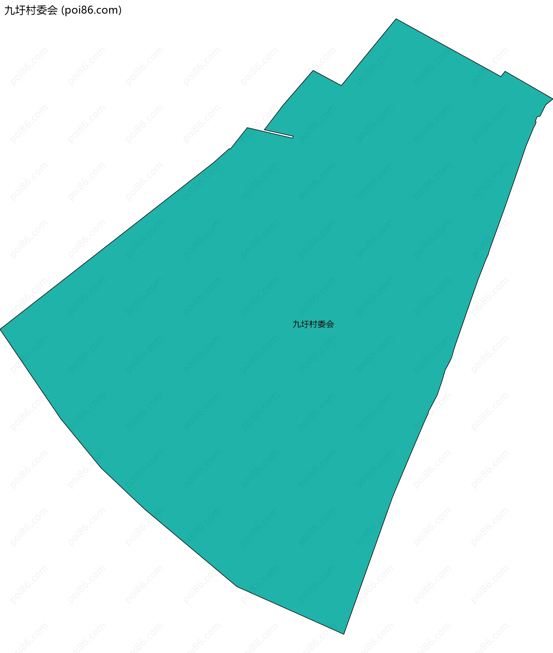 九圩村委会边界地图