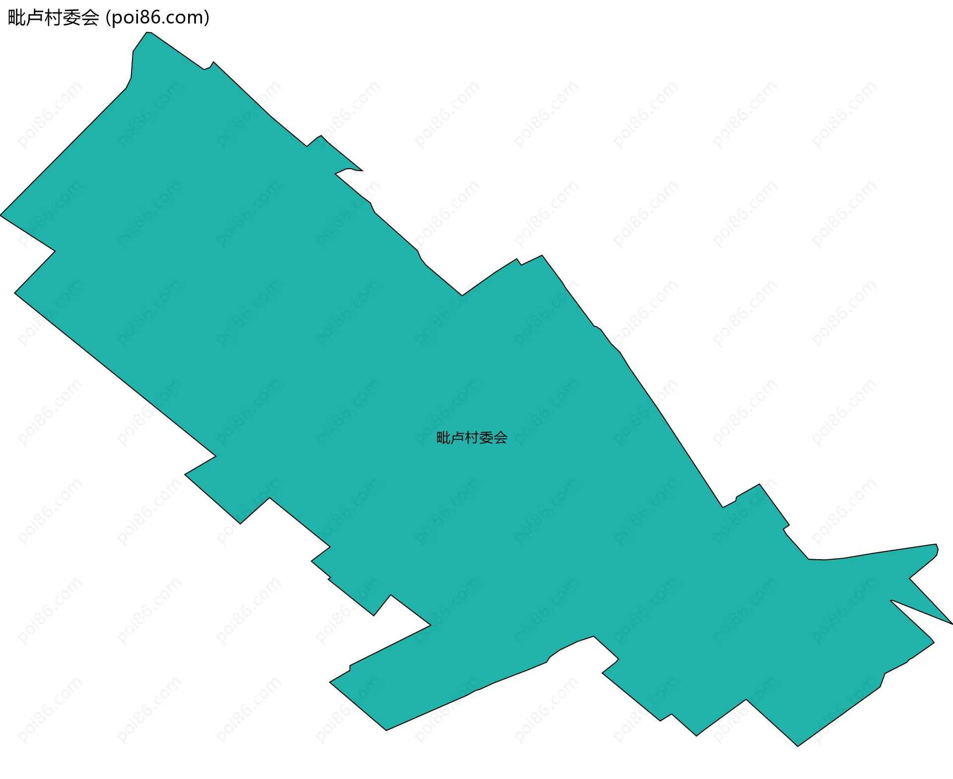 毗卢村委会边界地图