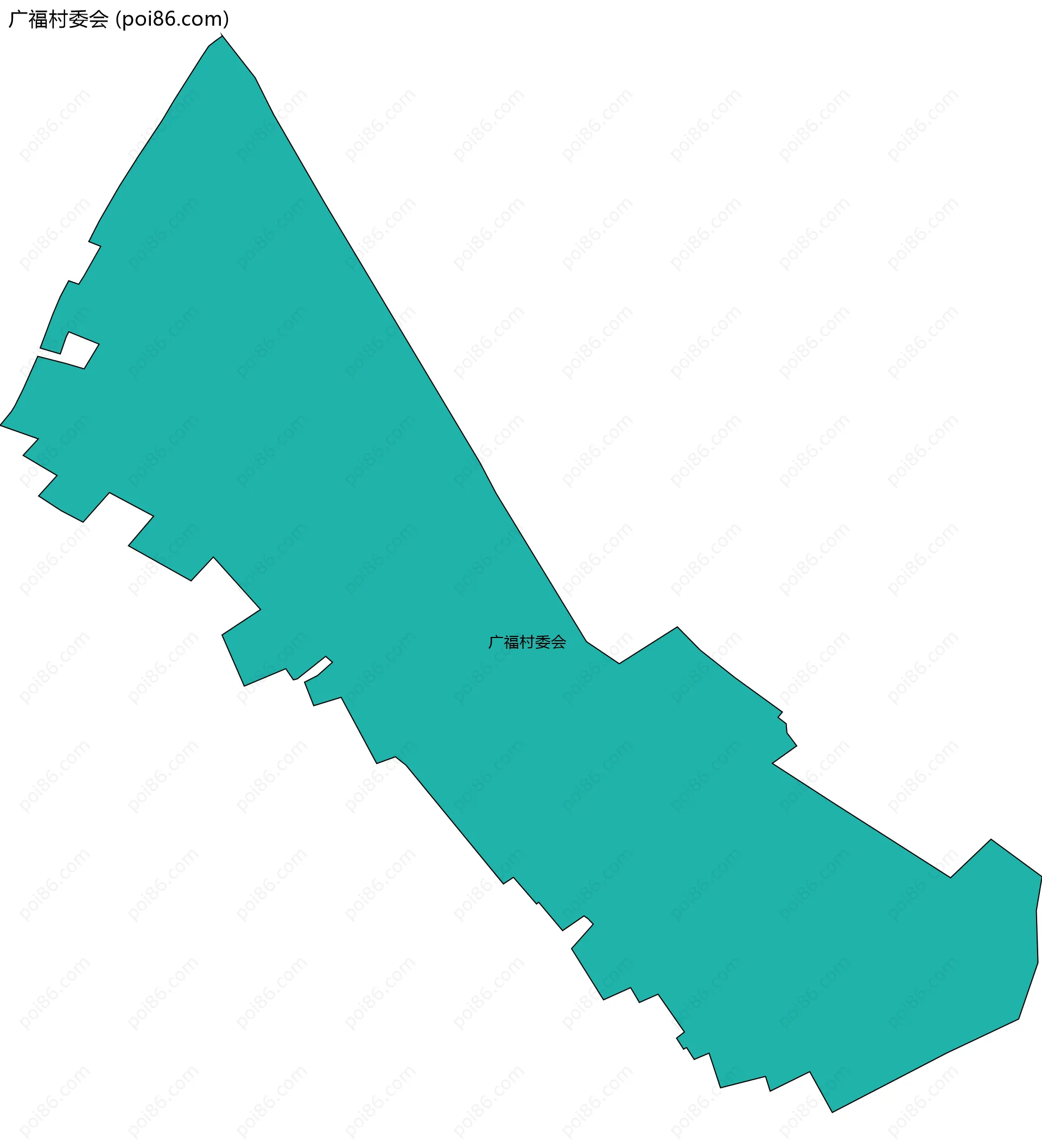 广福村委会边界地图