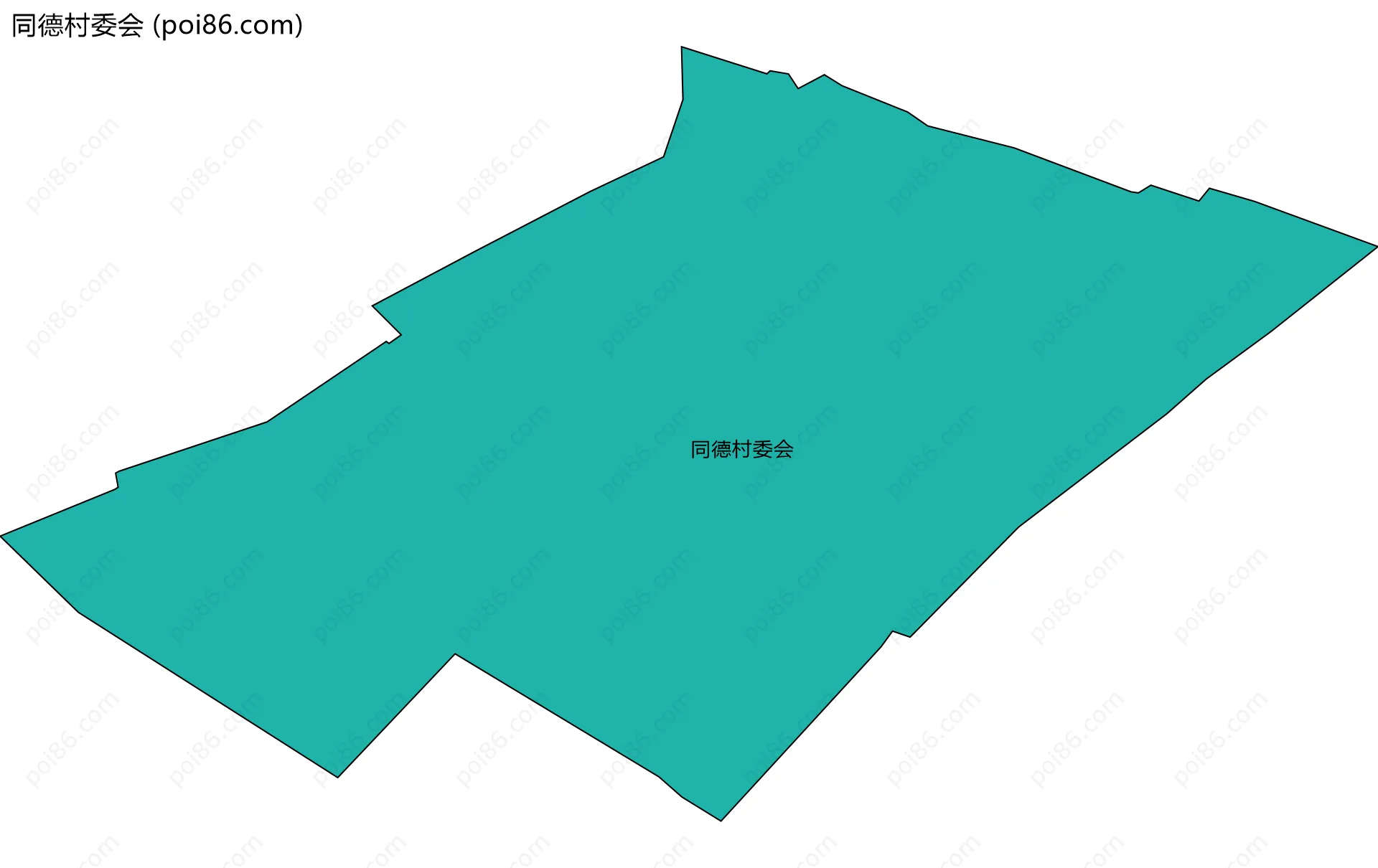 同德村委会边界地图