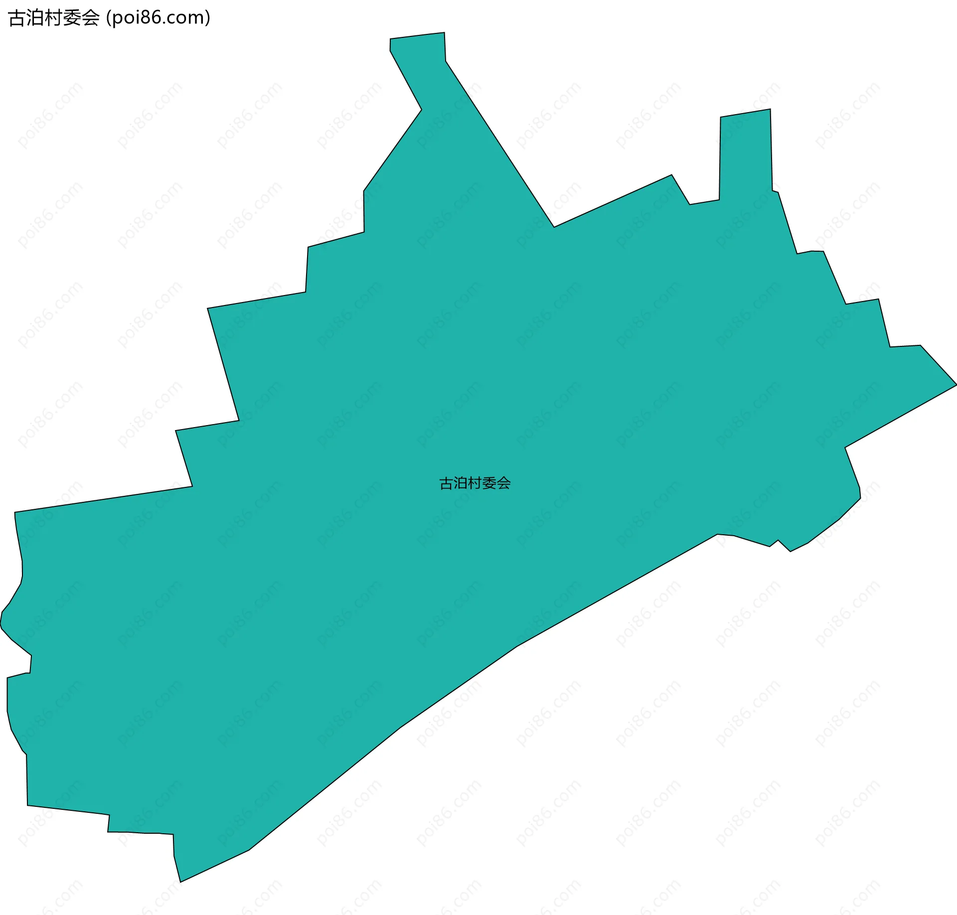 古泊村委会边界地图
