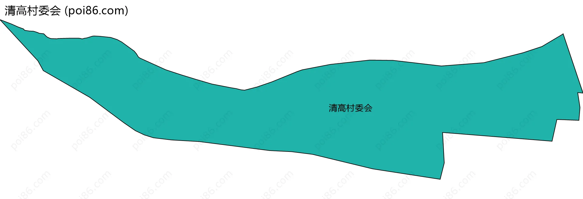 清高村委会边界地图