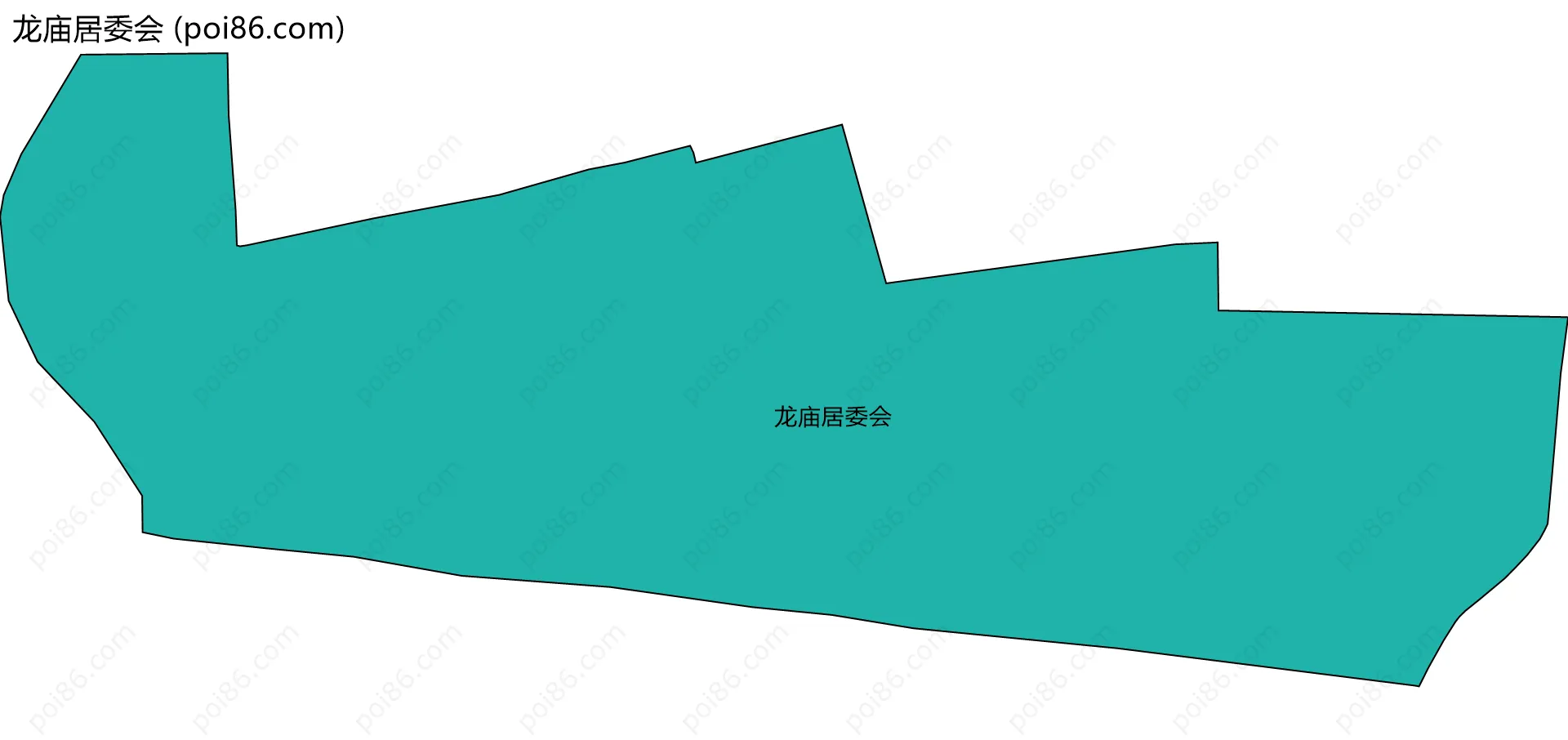 龙庙居委会边界地图