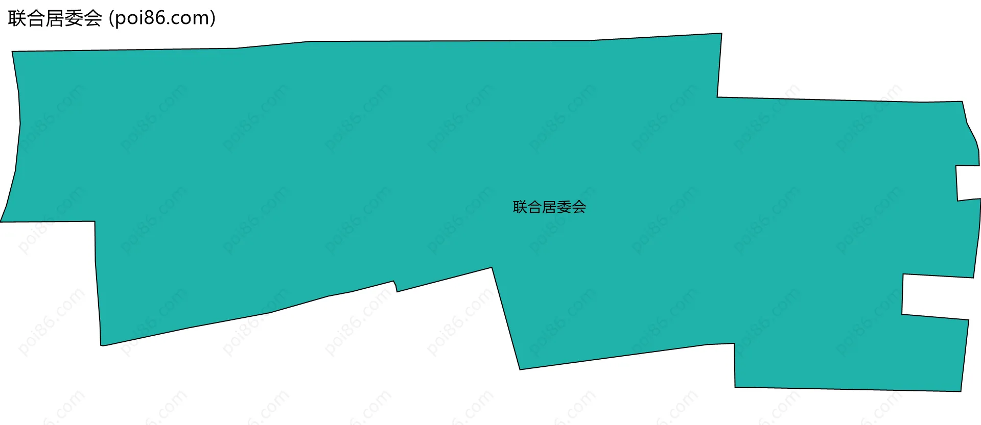 联合居委会边界地图