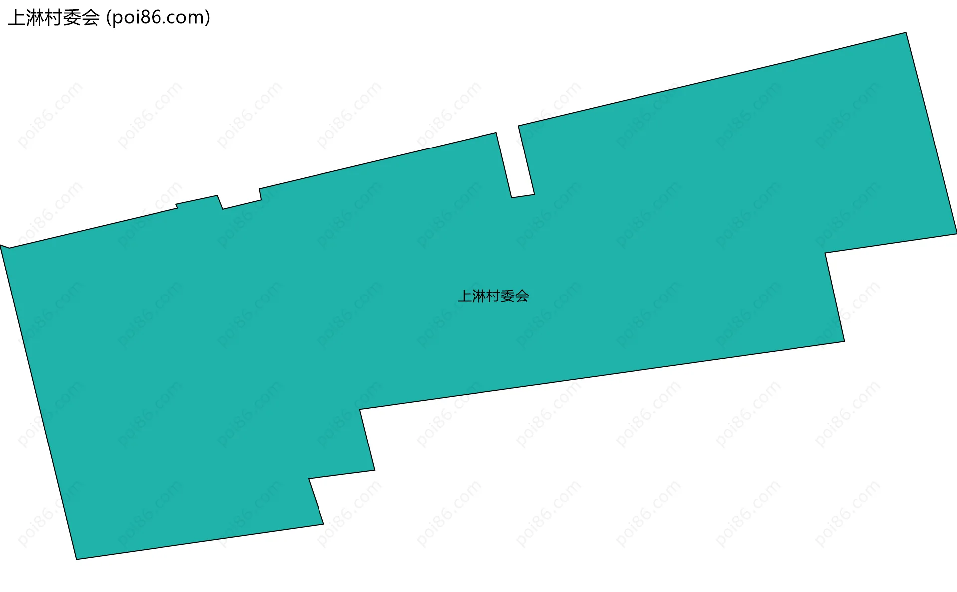 上淋村委会边界地图