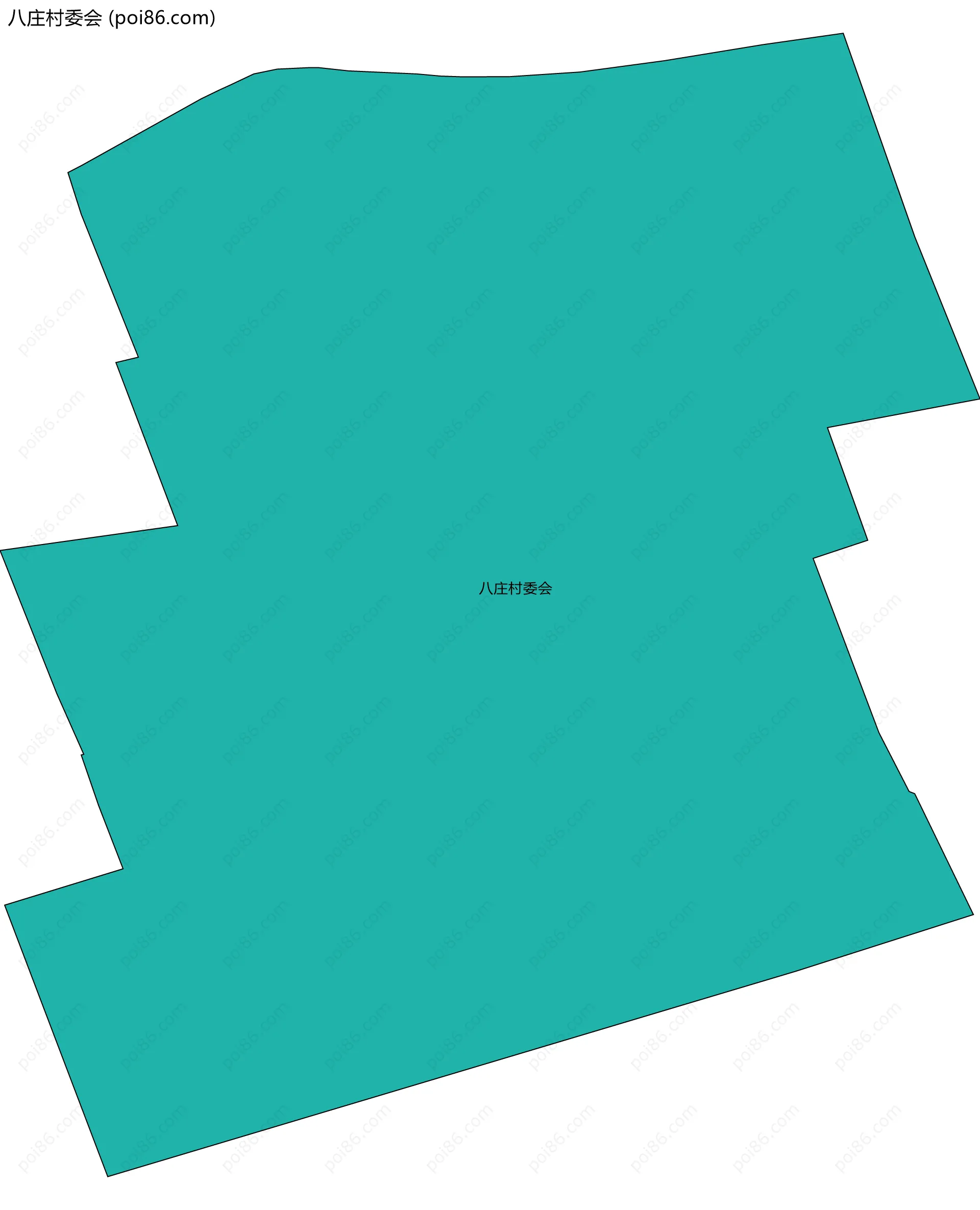 八庄村委会边界地图