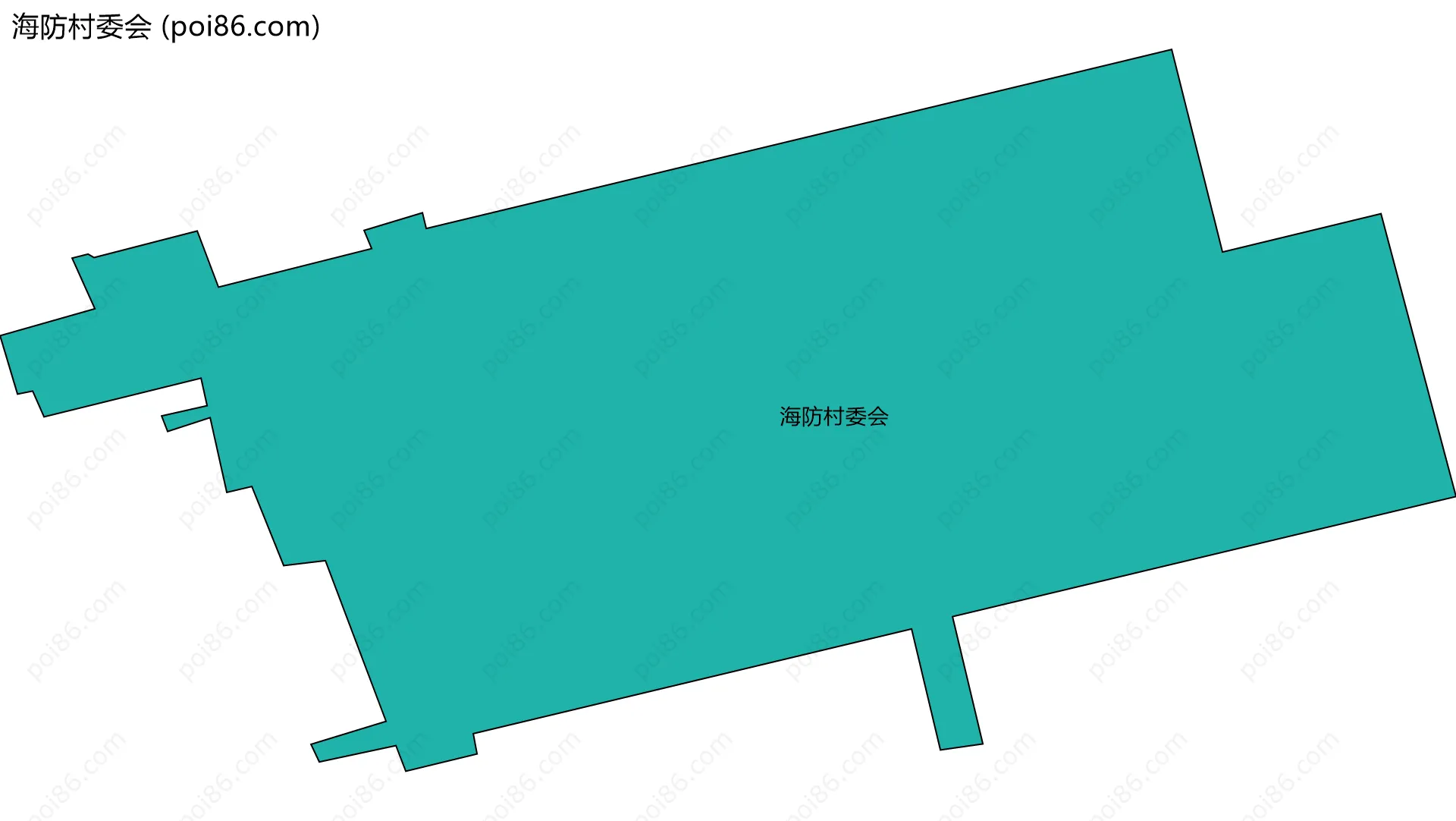 海防村委会边界地图