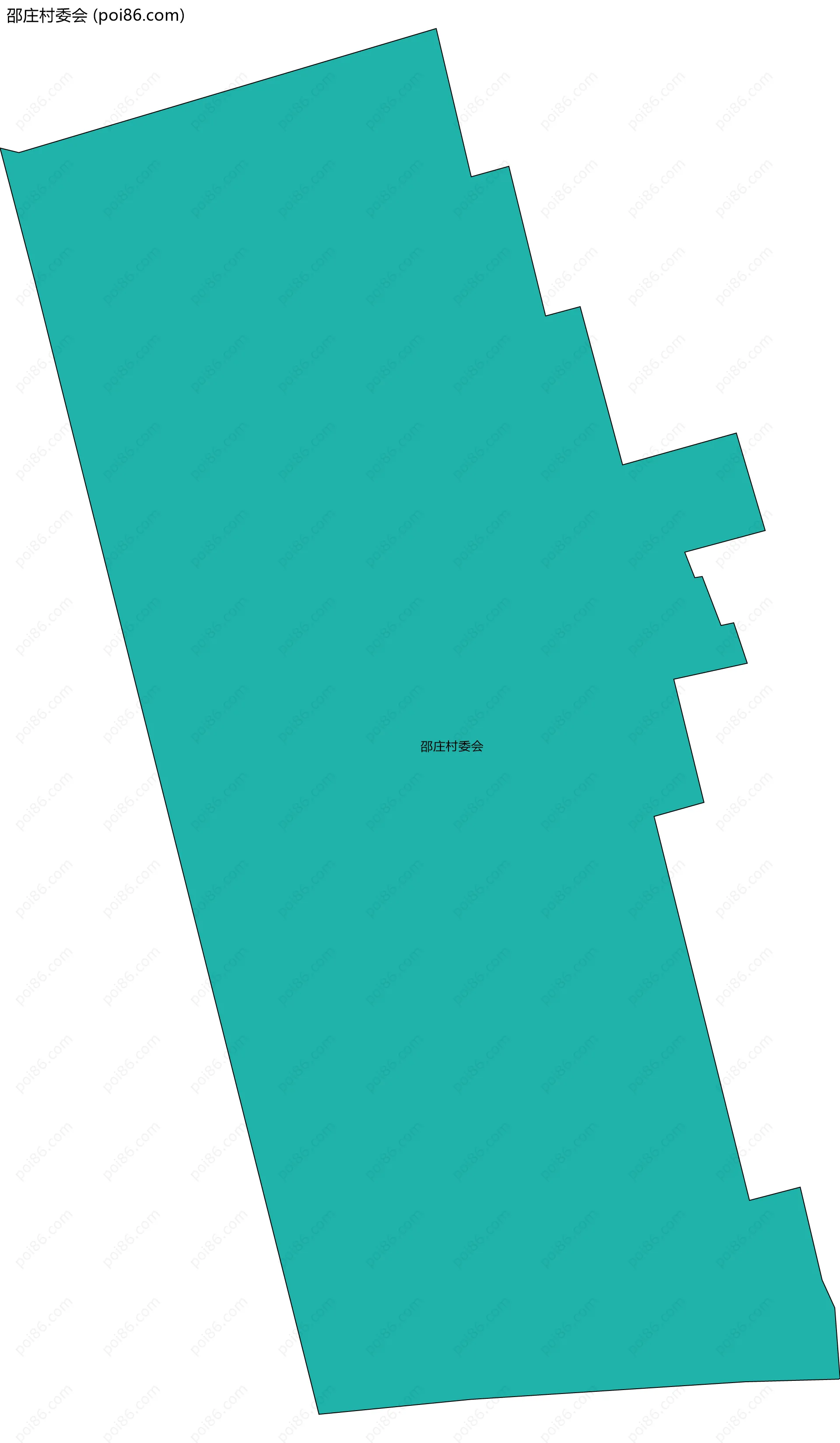 邵庄村委会边界地图