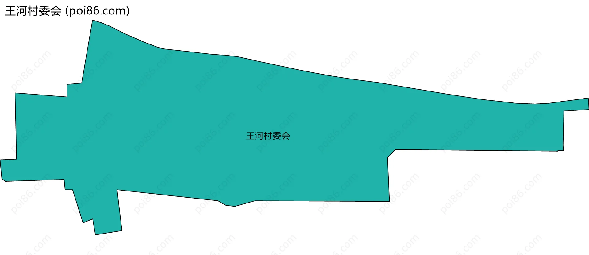 王河村委会边界地图