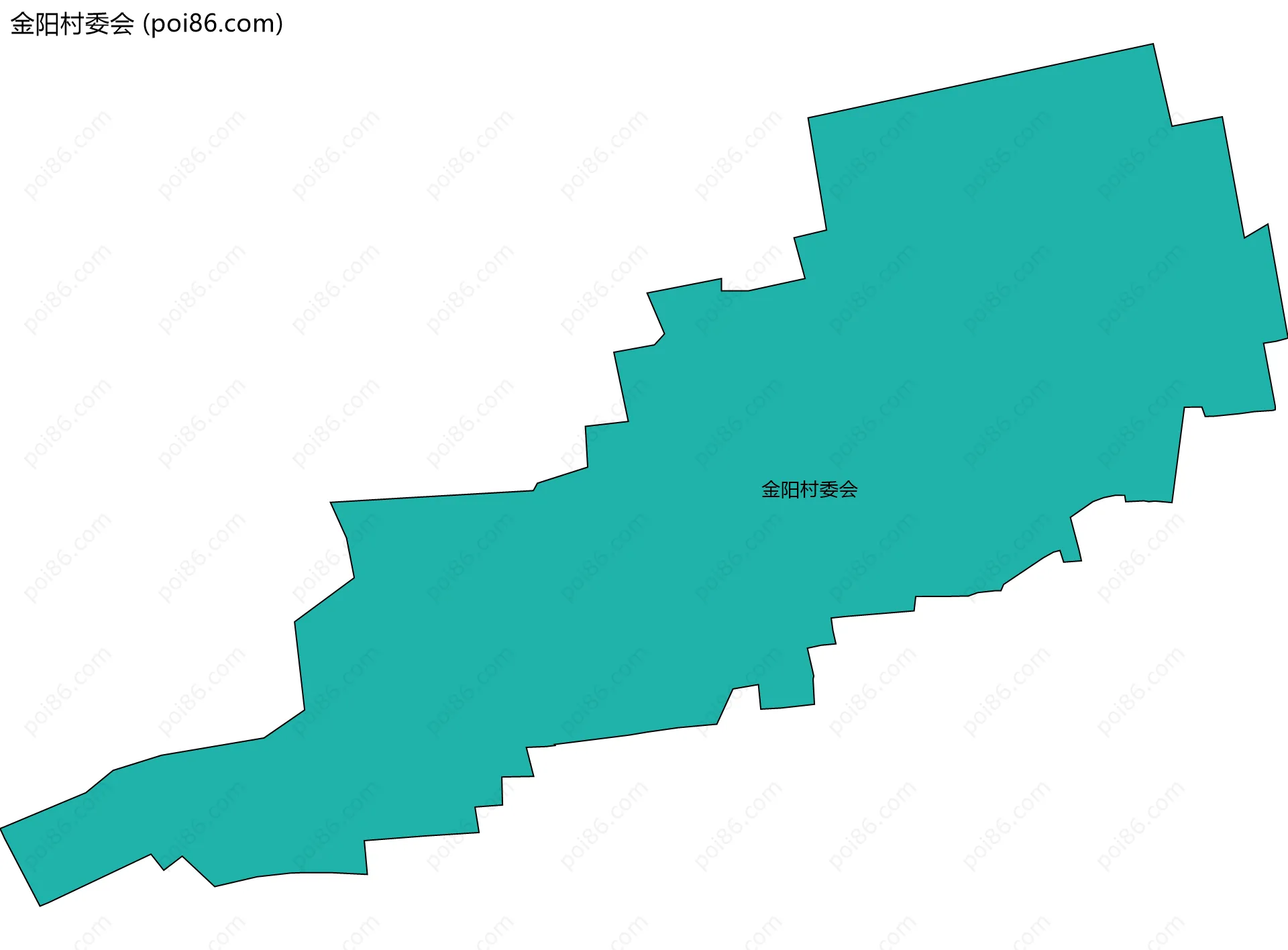 金阳村委会边界地图