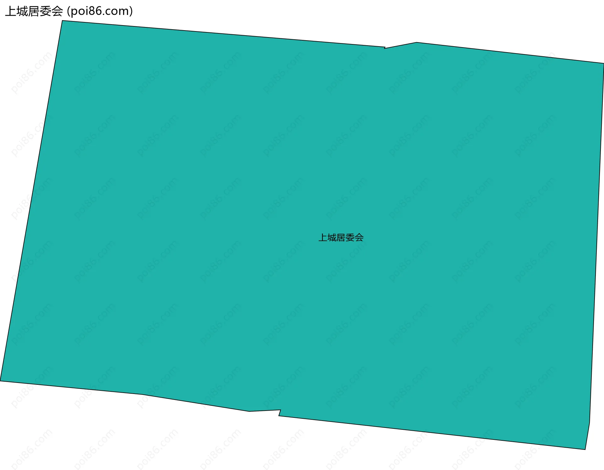 上城居委会边界地图