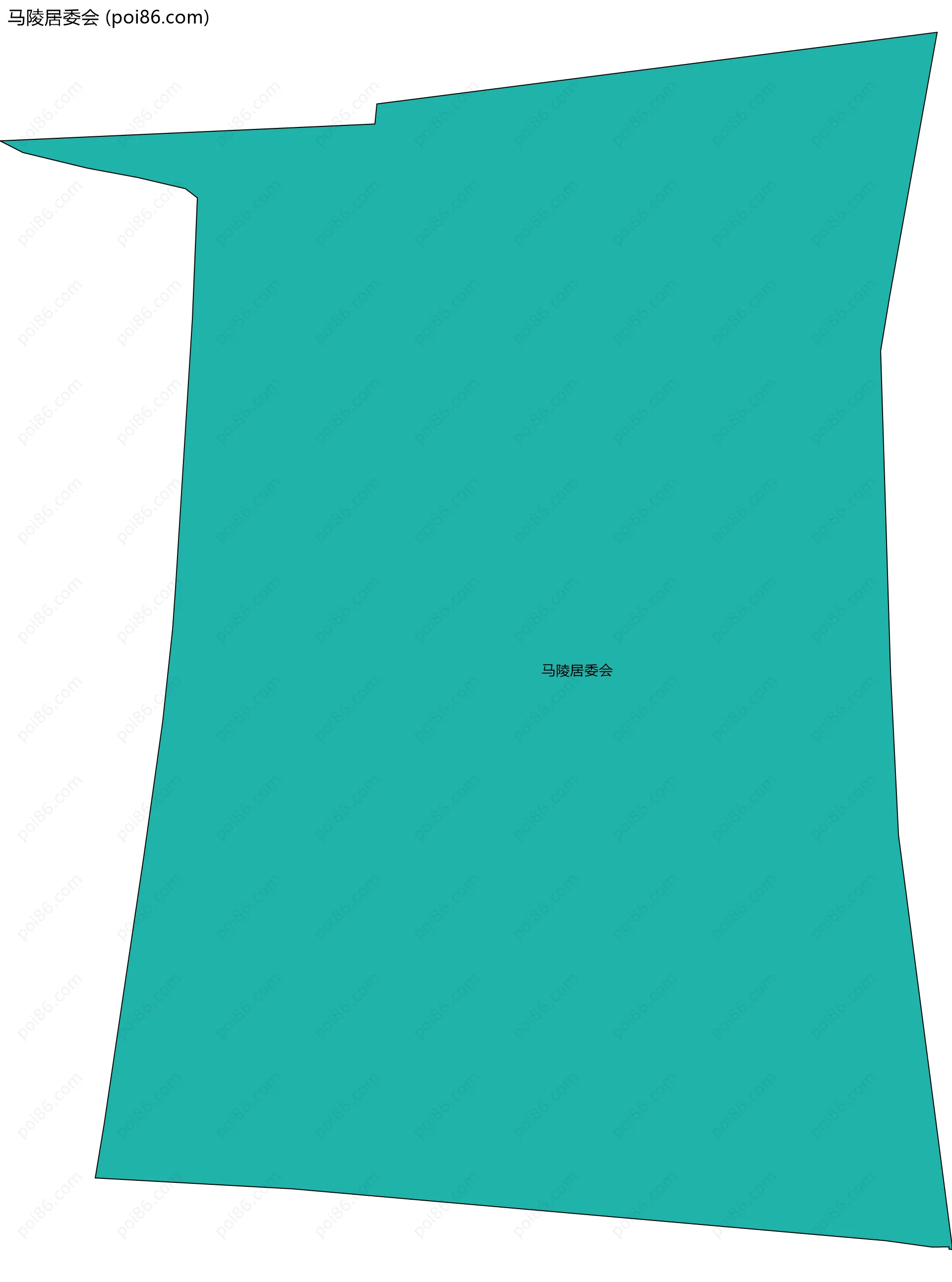 马陵居委会边界地图