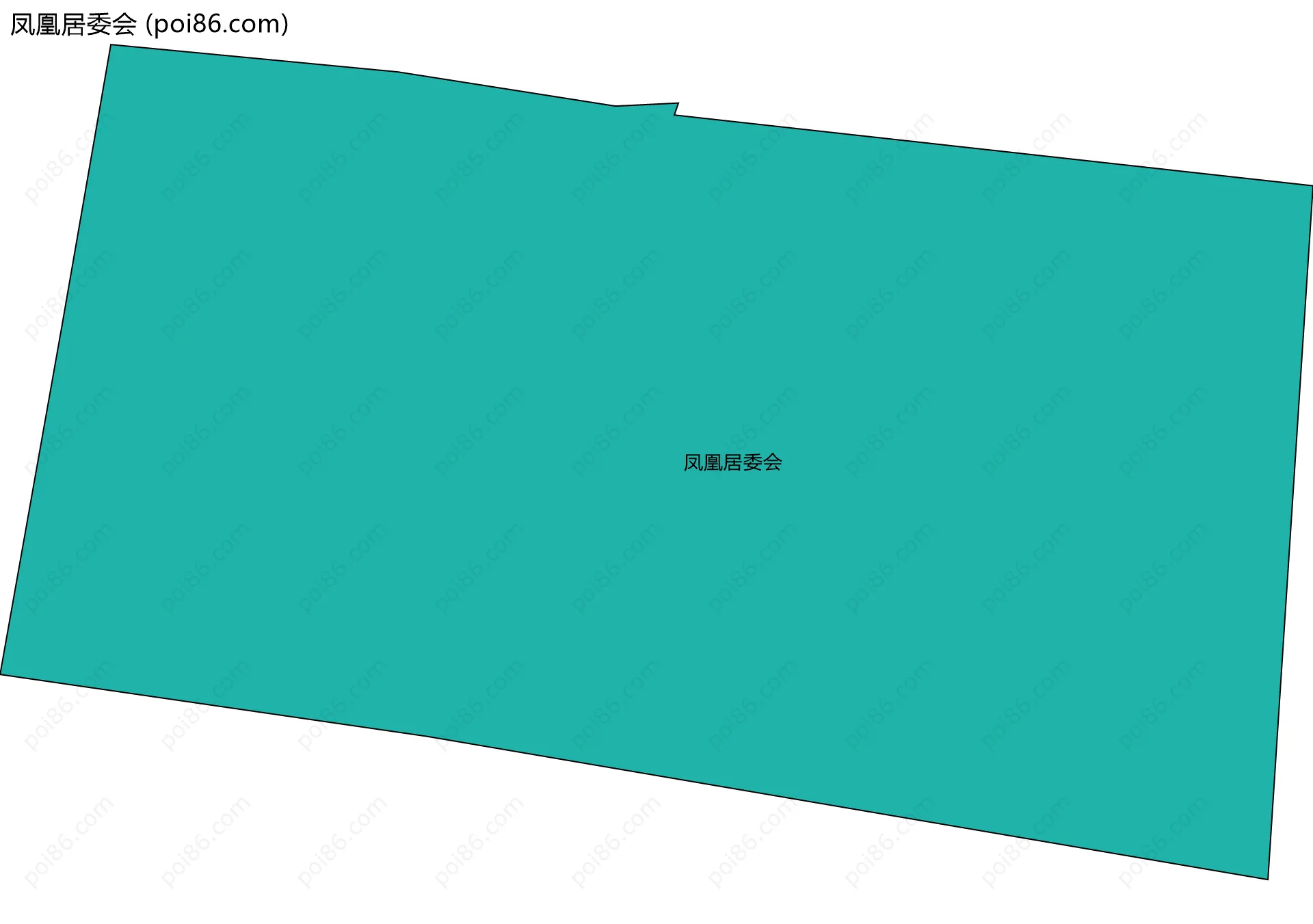 凤凰居委会边界地图