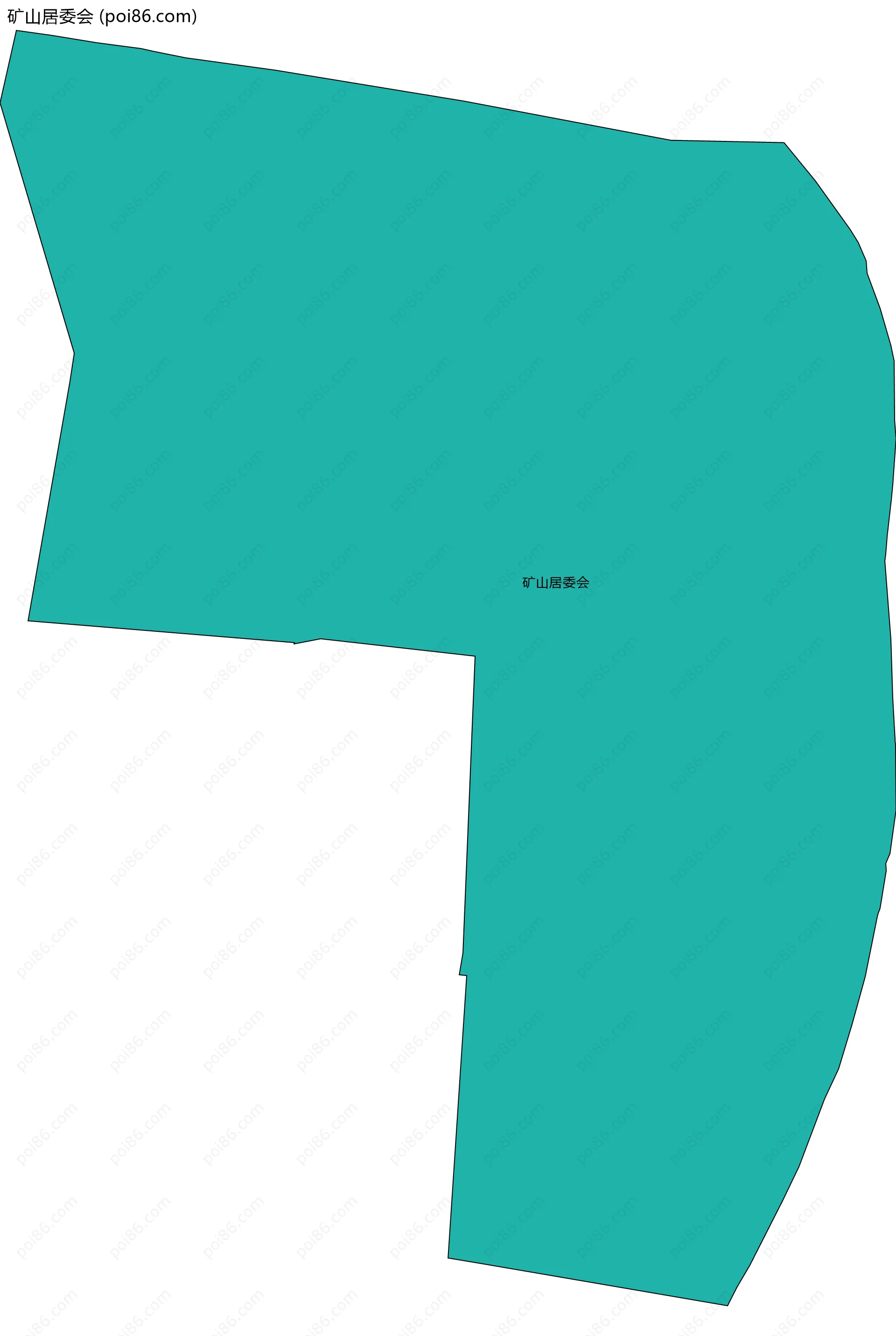 矿山居委会边界地图