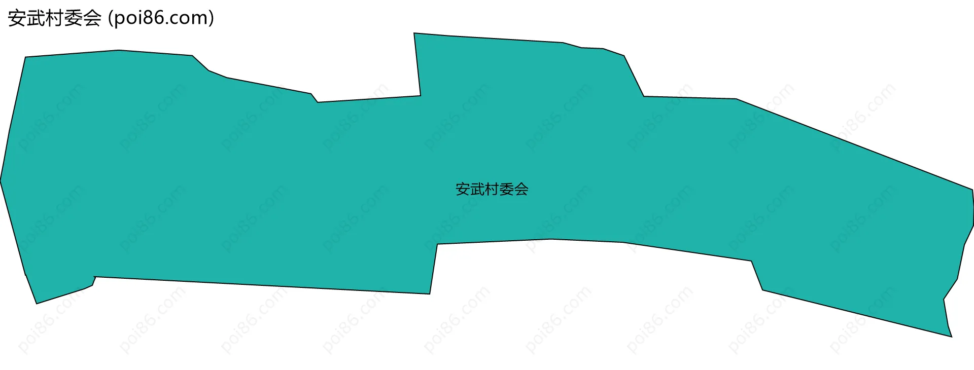 安武村委会边界地图