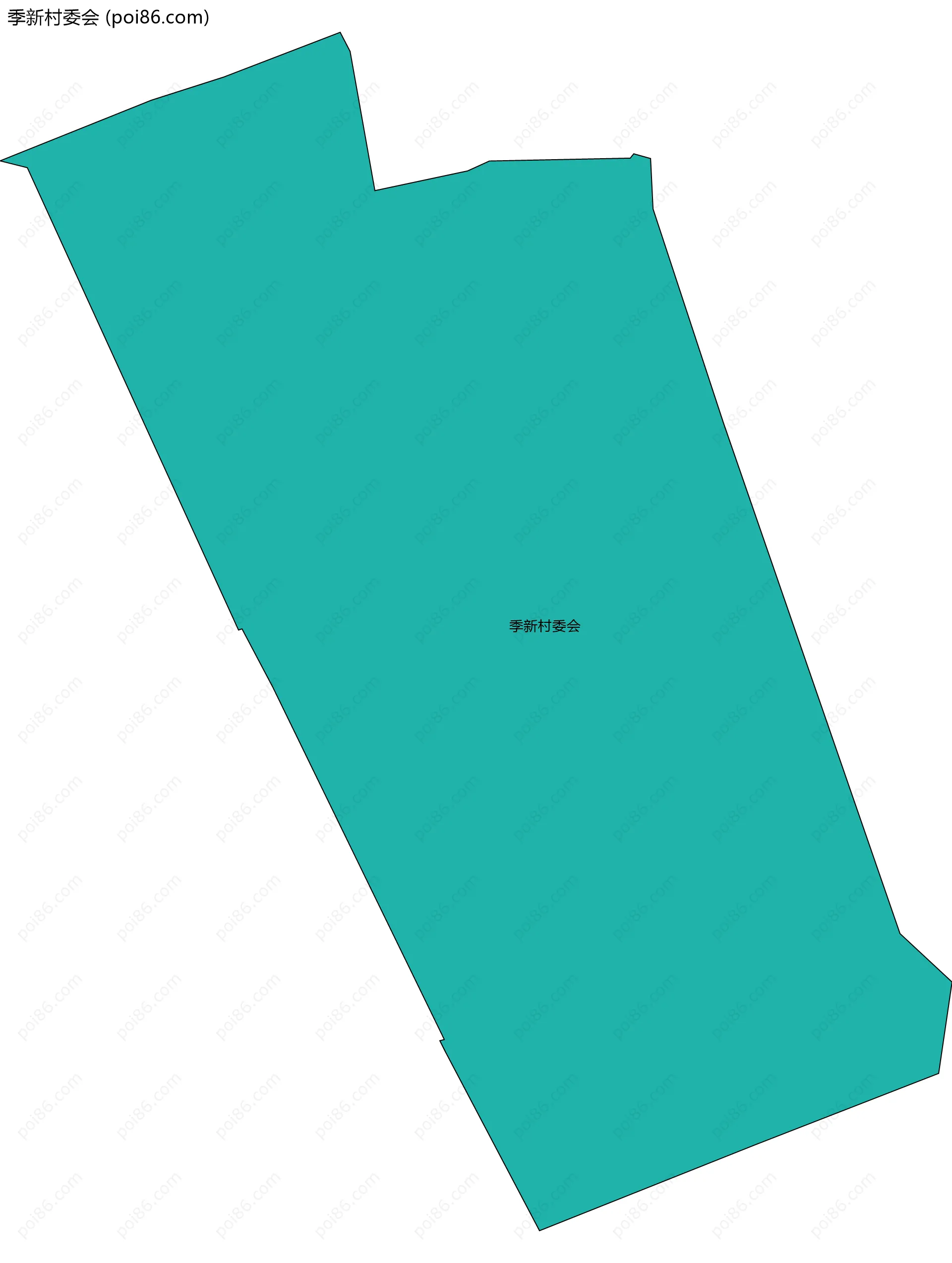 季新村委会边界地图