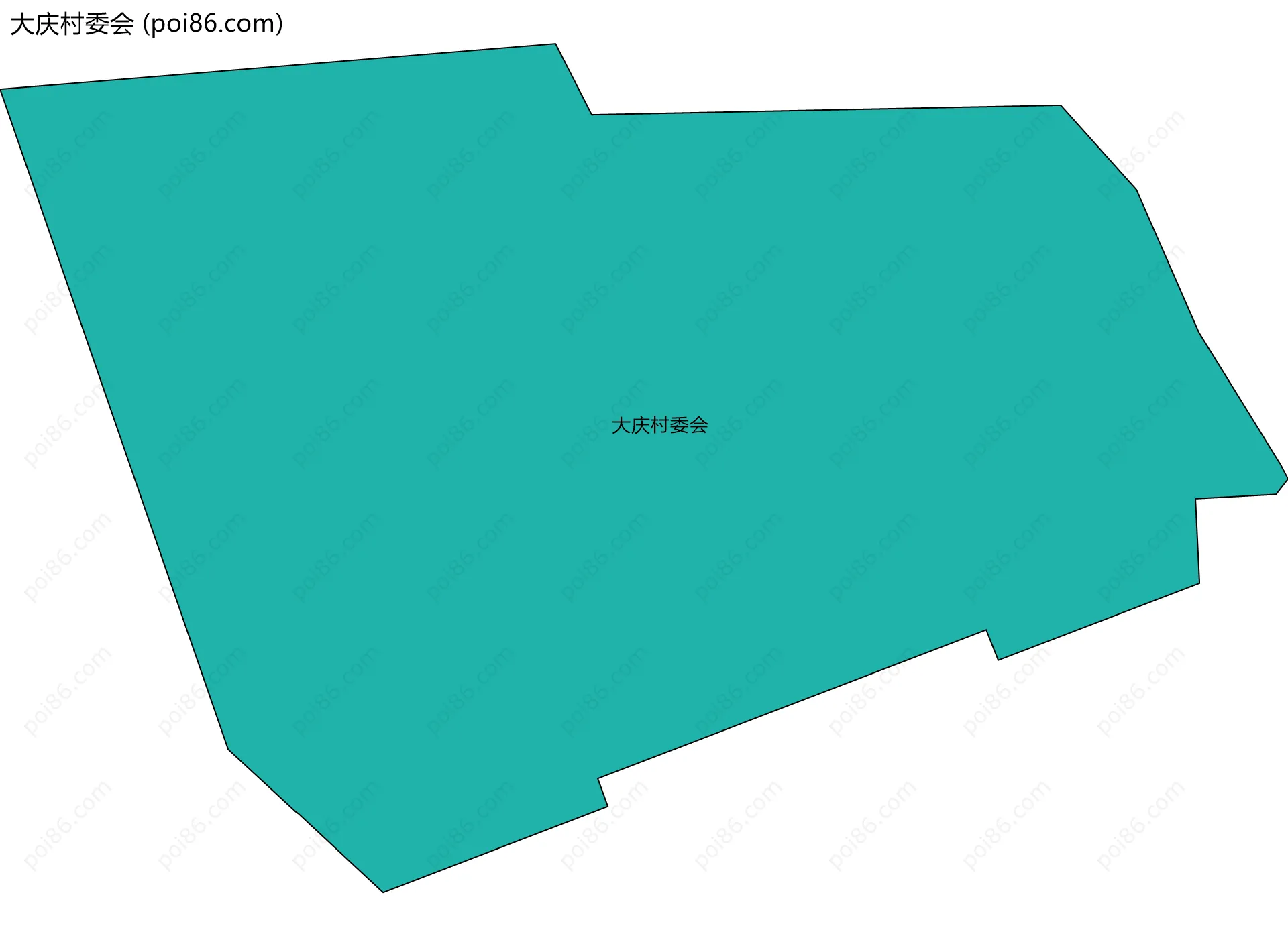 大庆村委会边界地图