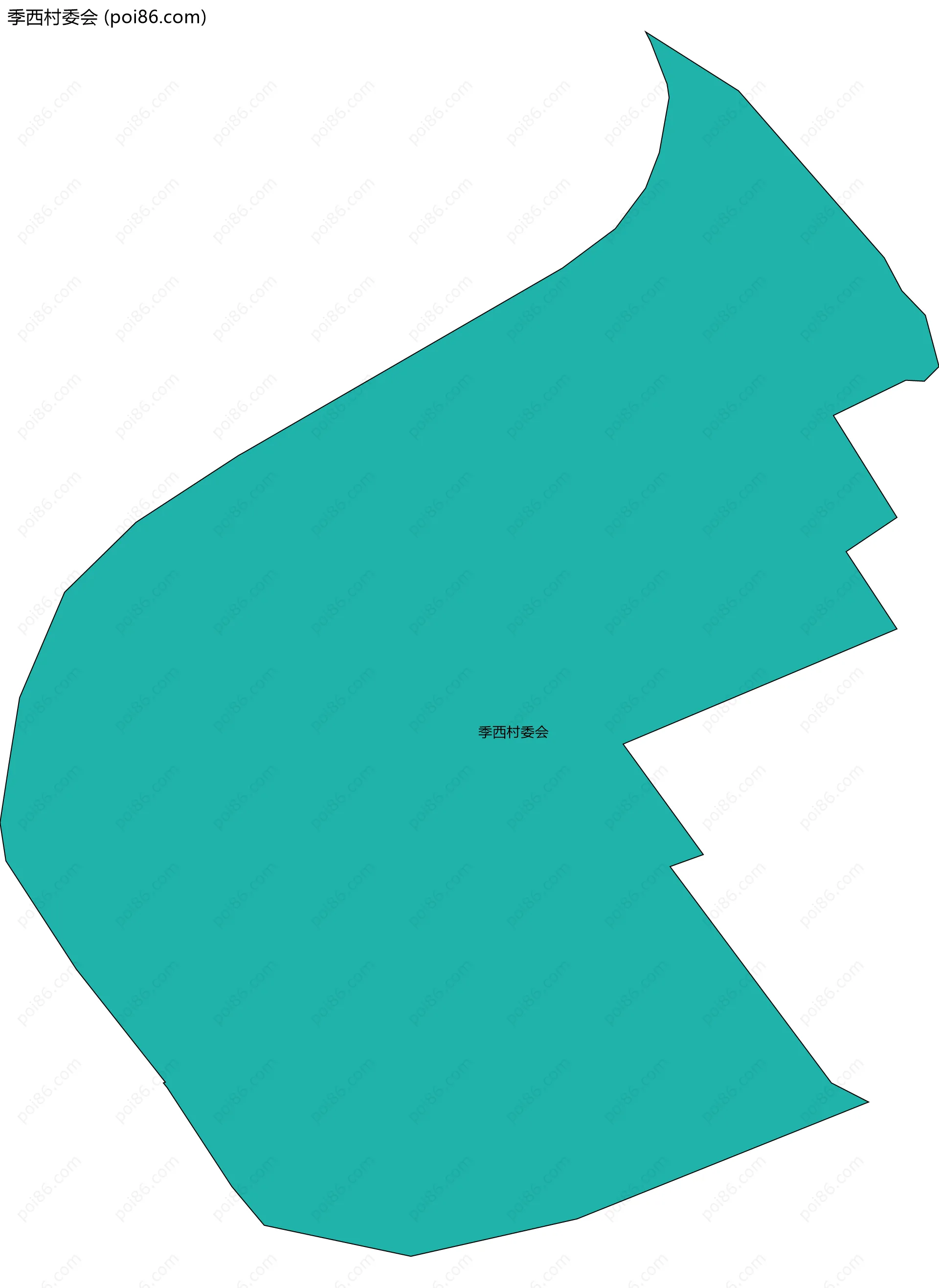 季西村委会边界地图