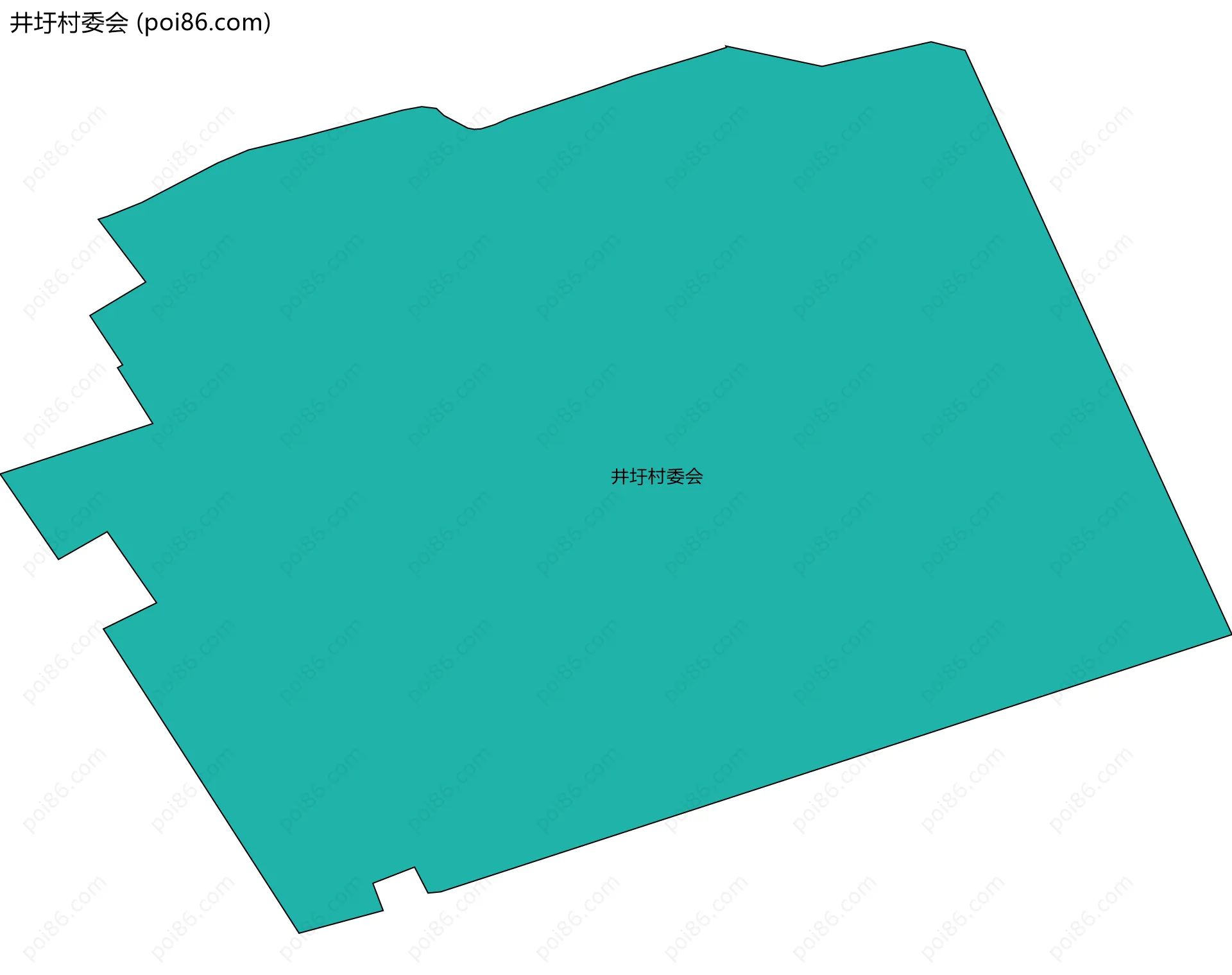 井圩村委会边界地图
