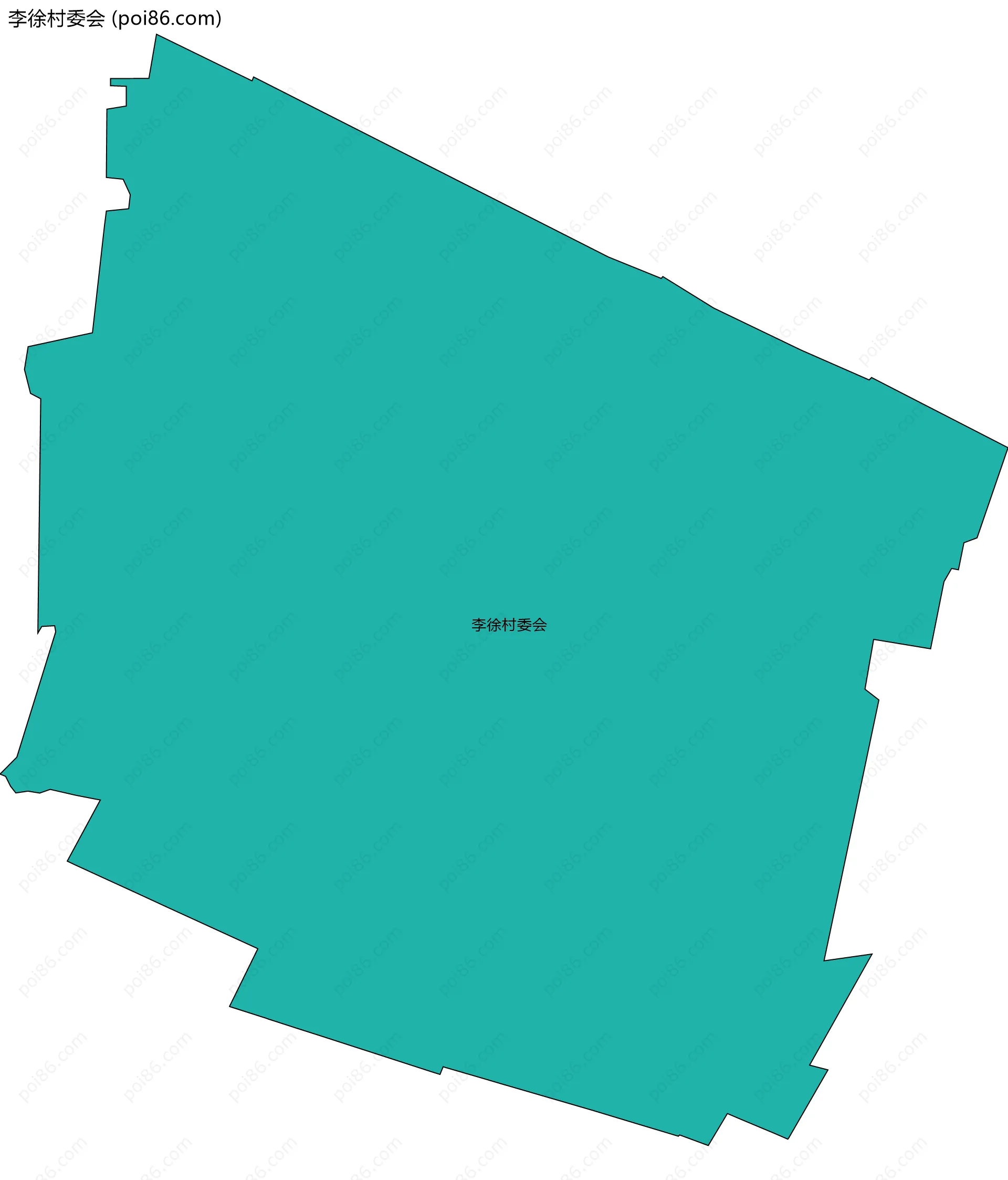 李徐村委会边界地图