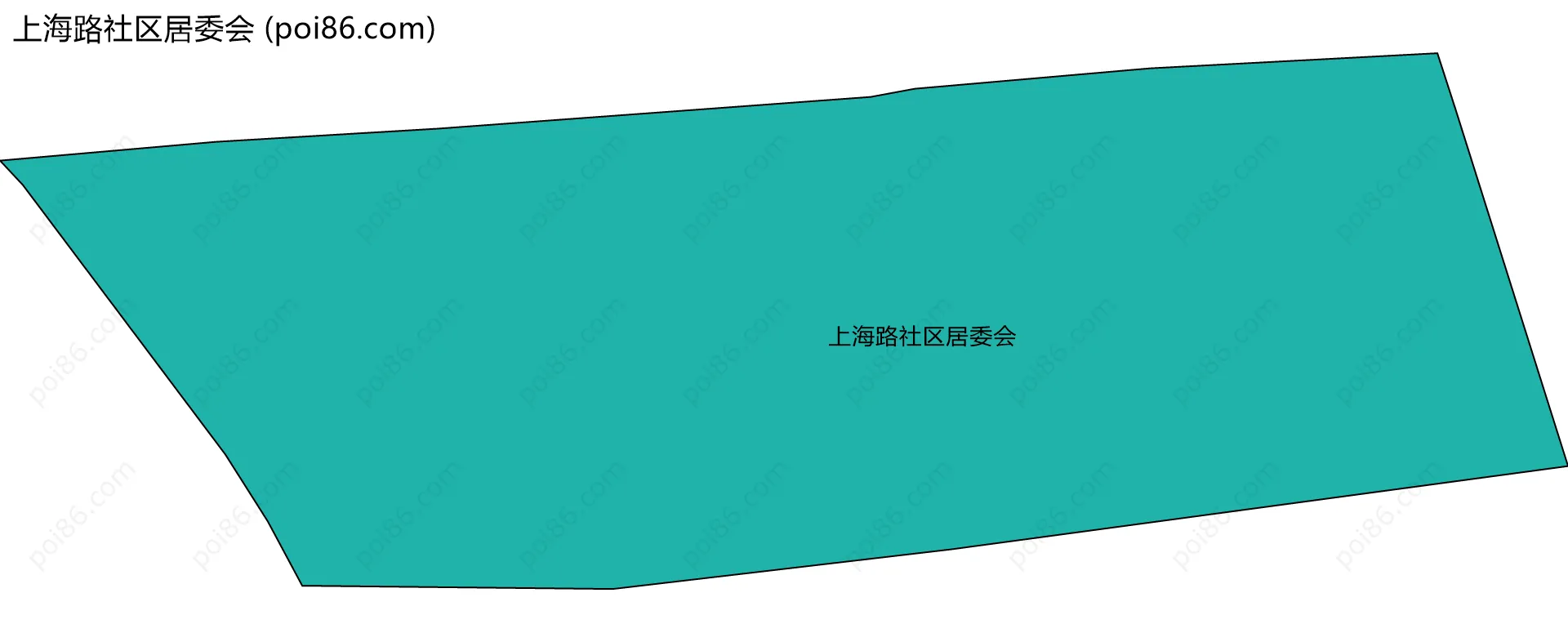 上海路社区居委会边界地图