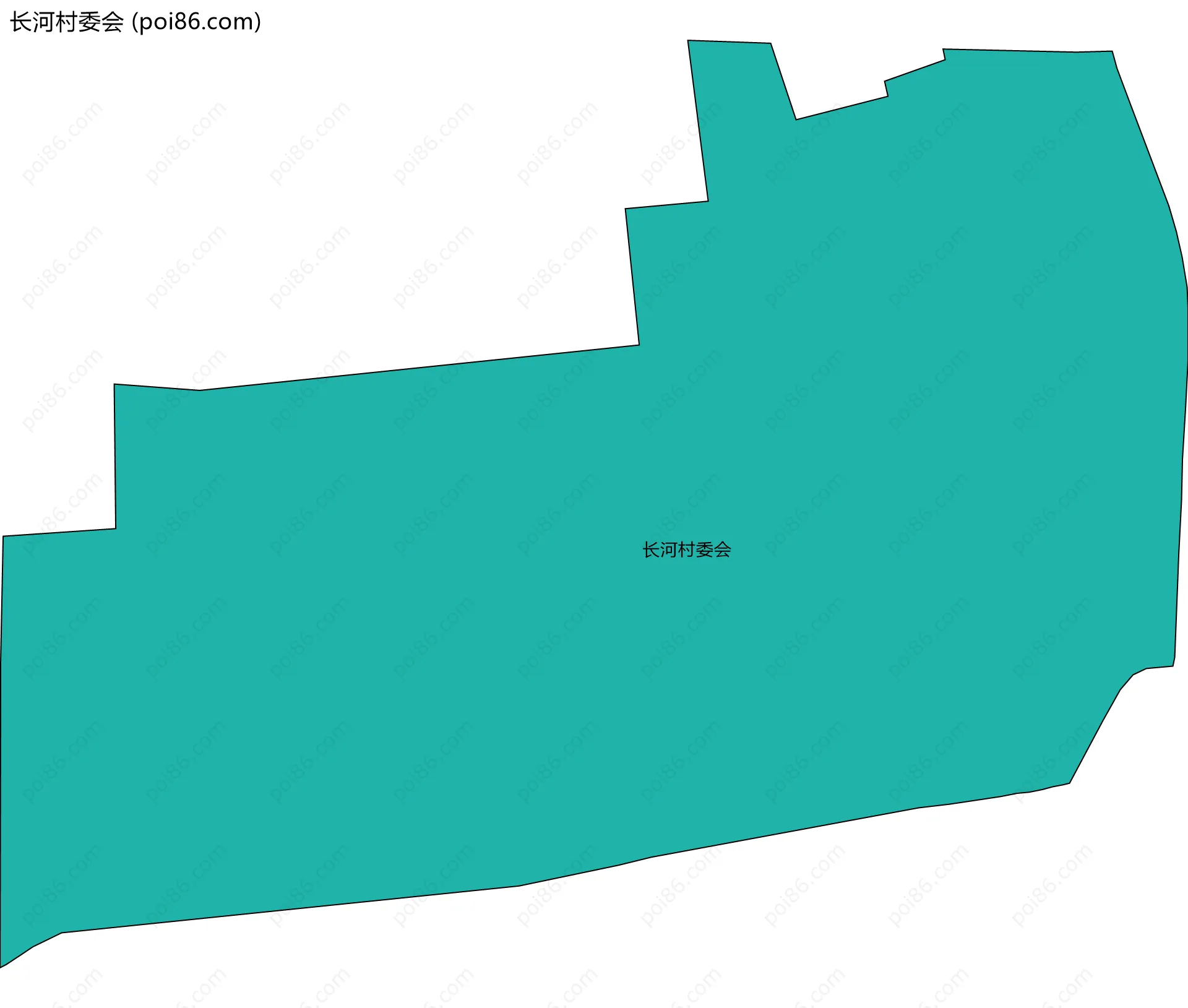 长河村委会边界地图