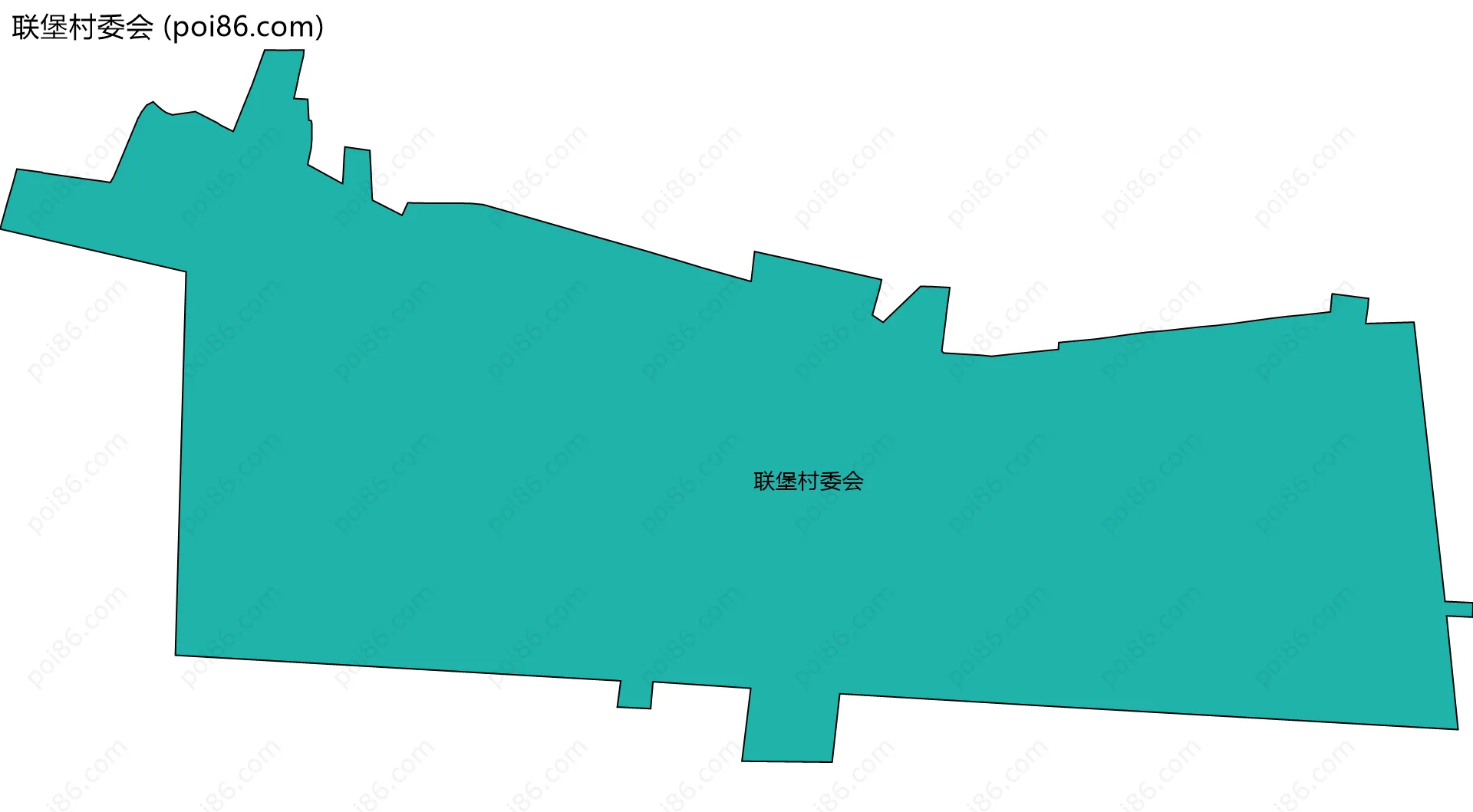 联堡村委会边界地图